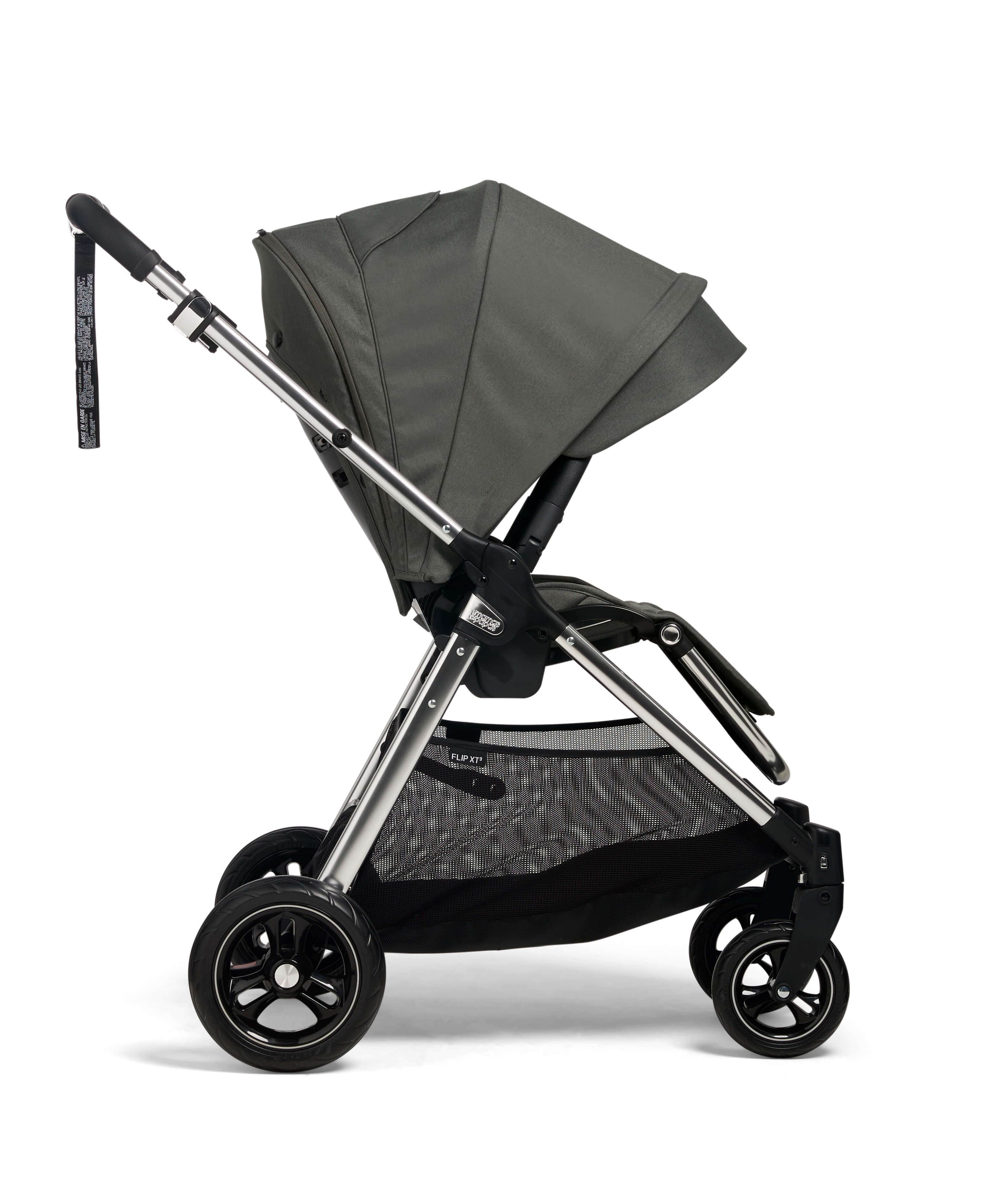 Flip XT³ Pushchair Bundle with Cybex Aton B Car Seat & Base (5 Pieces) – Harbour Grey - Image 5
