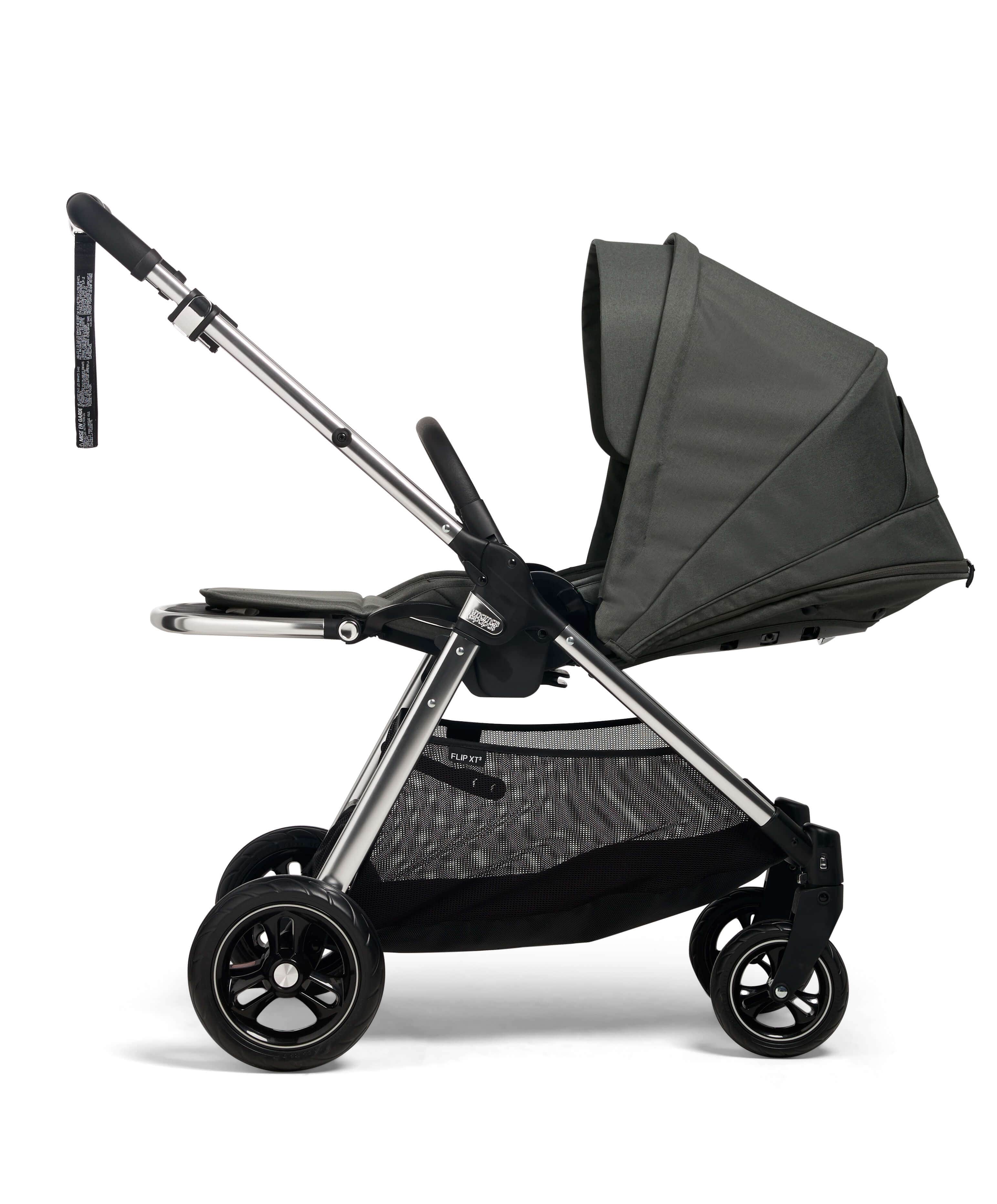Flip XT³ Pushchair Bundle with Cybex Aton B Car Seat & Base (5 Pieces) – Harbour Grey - Image 7