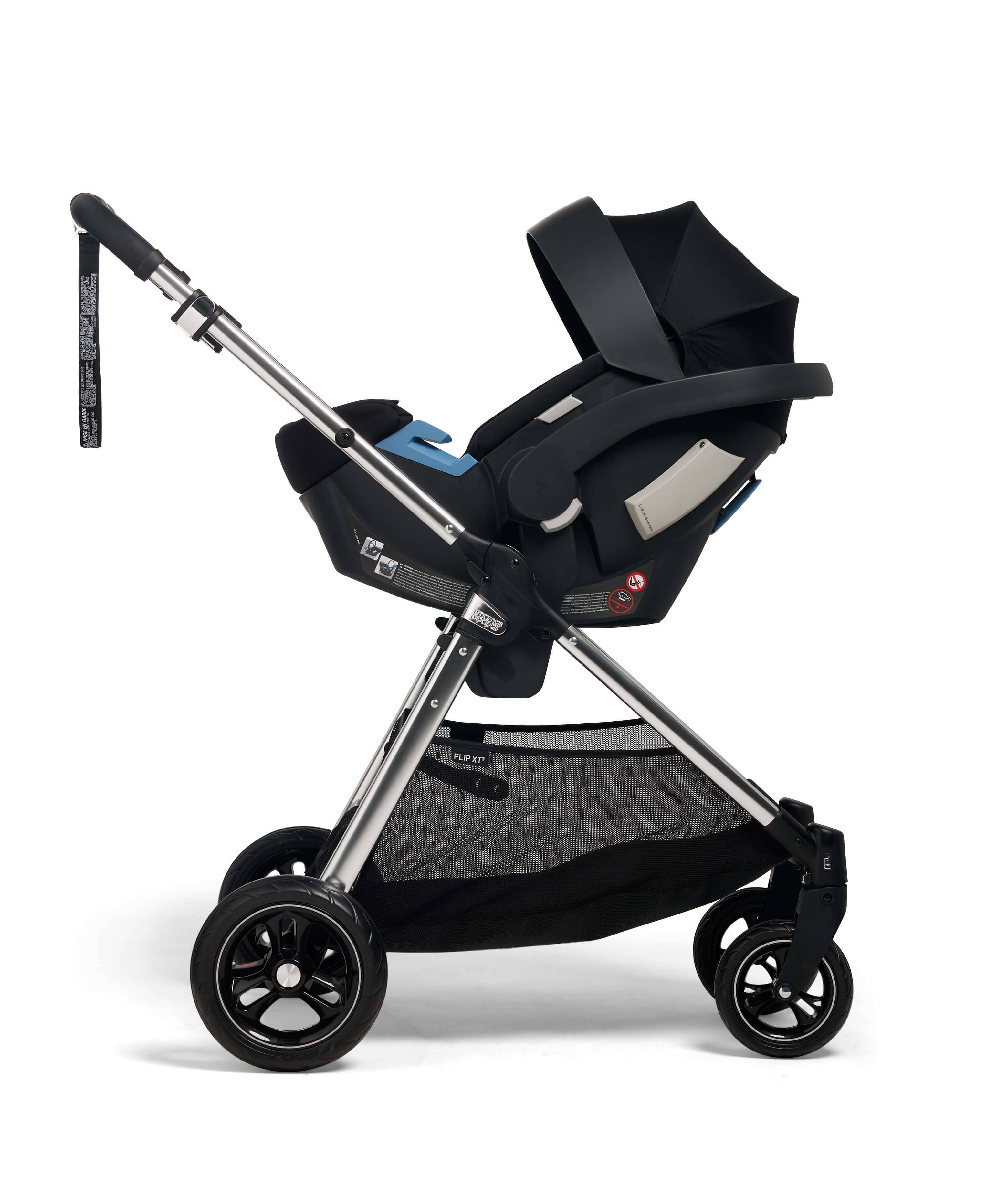Flip XT³ Pushchair Bundle with Cybex Aton B Car Seat & Base (5 Pieces) – Harbour Grey - Image 9