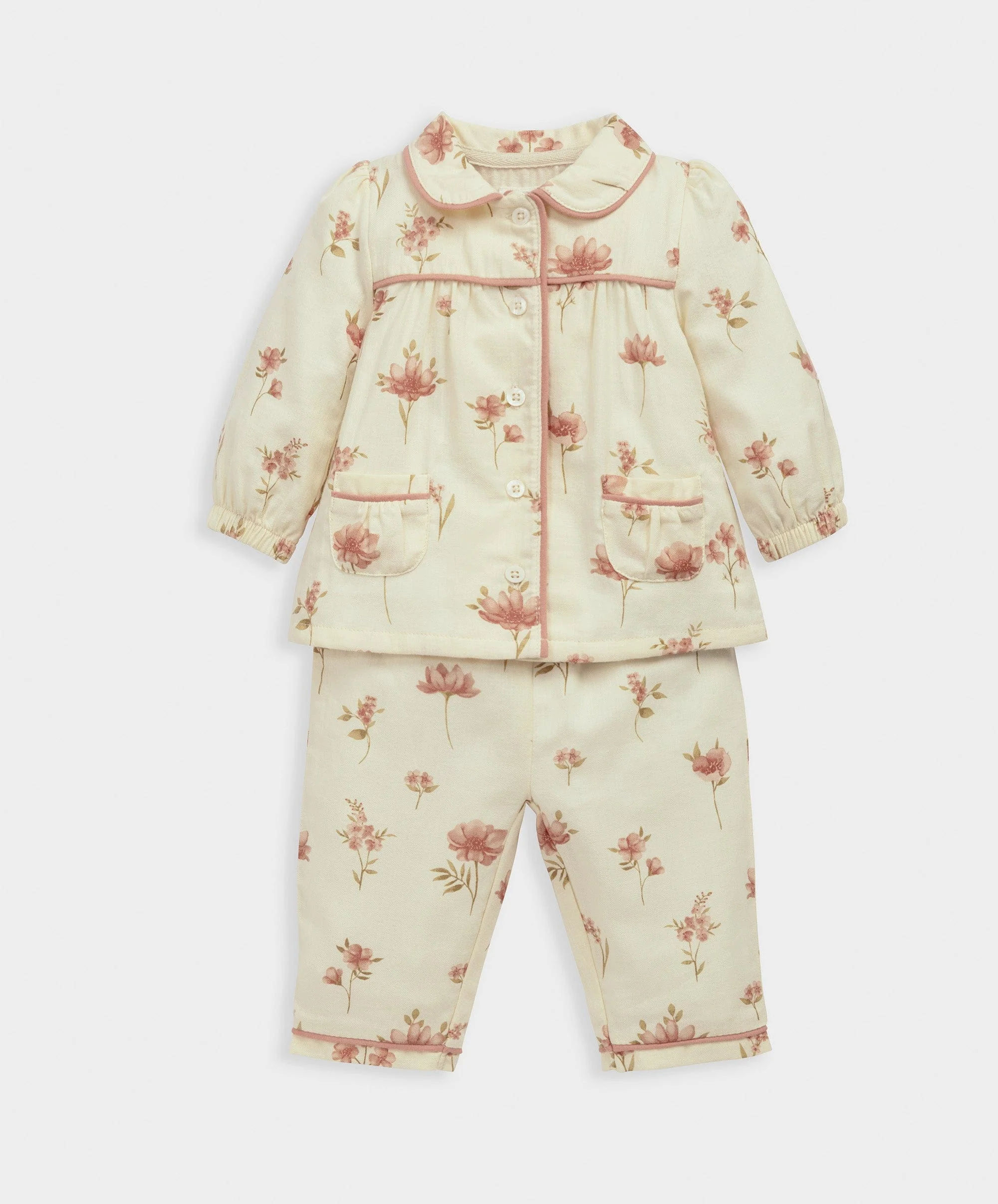 Floral Woven Pyjamas - Image 2