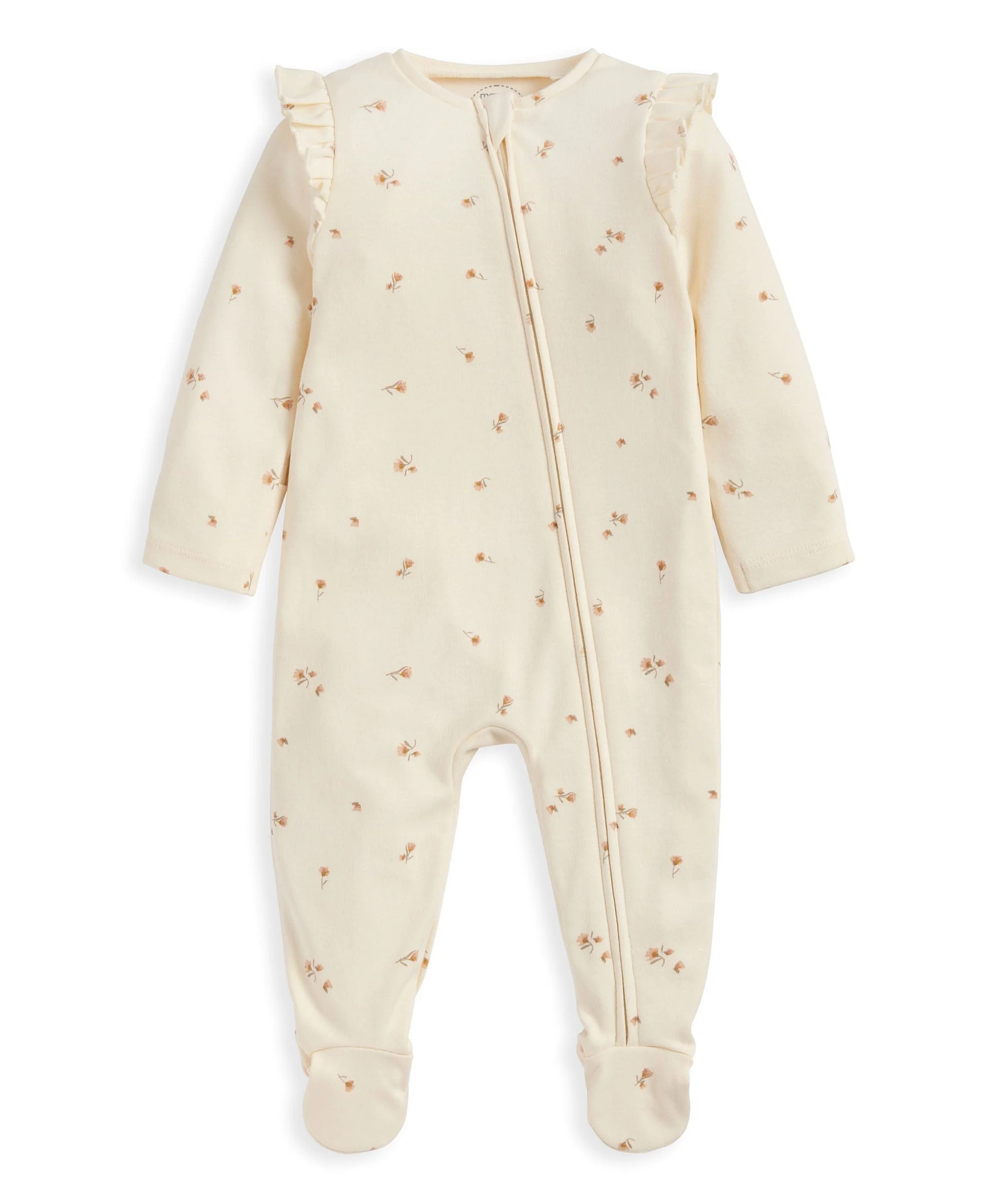 Floral Zip Sleepsuit - Image 2