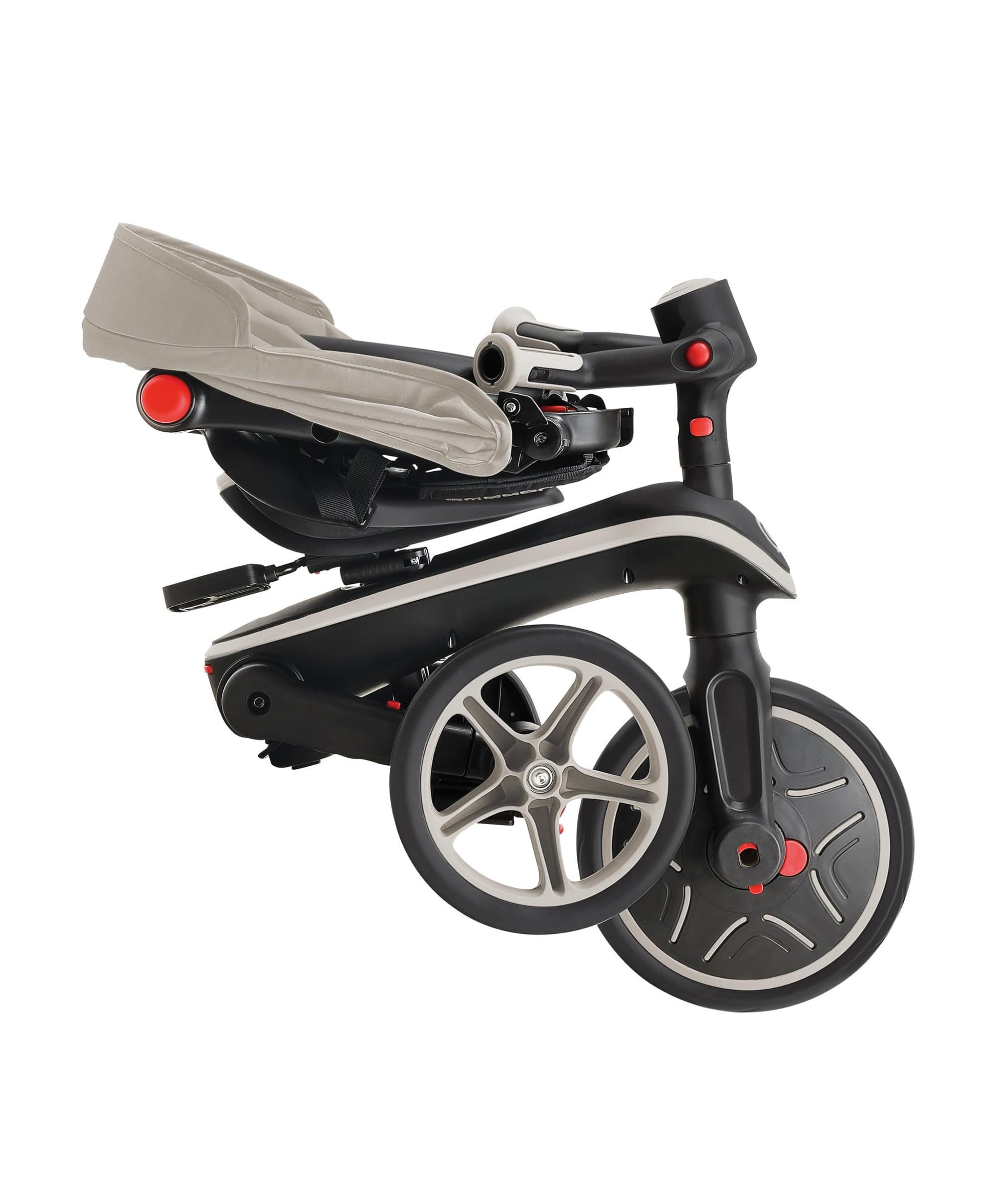 Globber Explorer Trike Foldable 4 in 1 - Taupe - Image 9