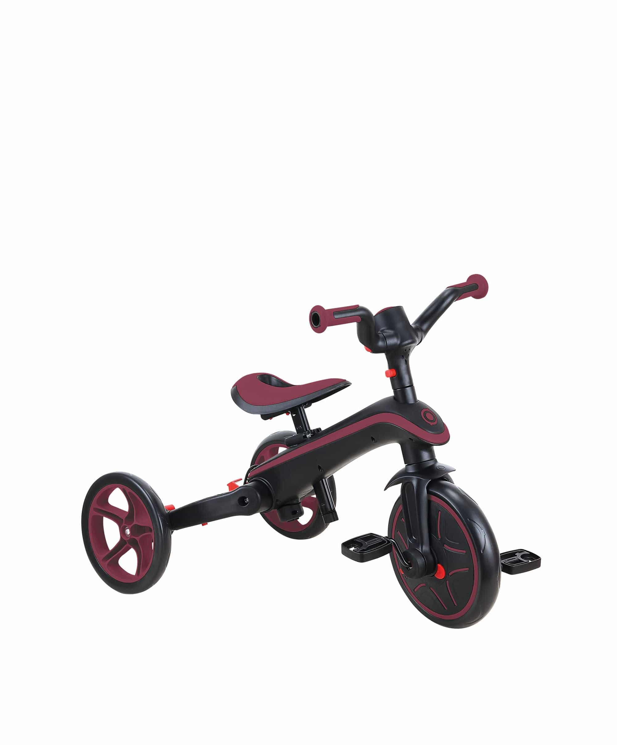Globber Explorer Trike Foldable 4in1 -  Burgundy - Image 3