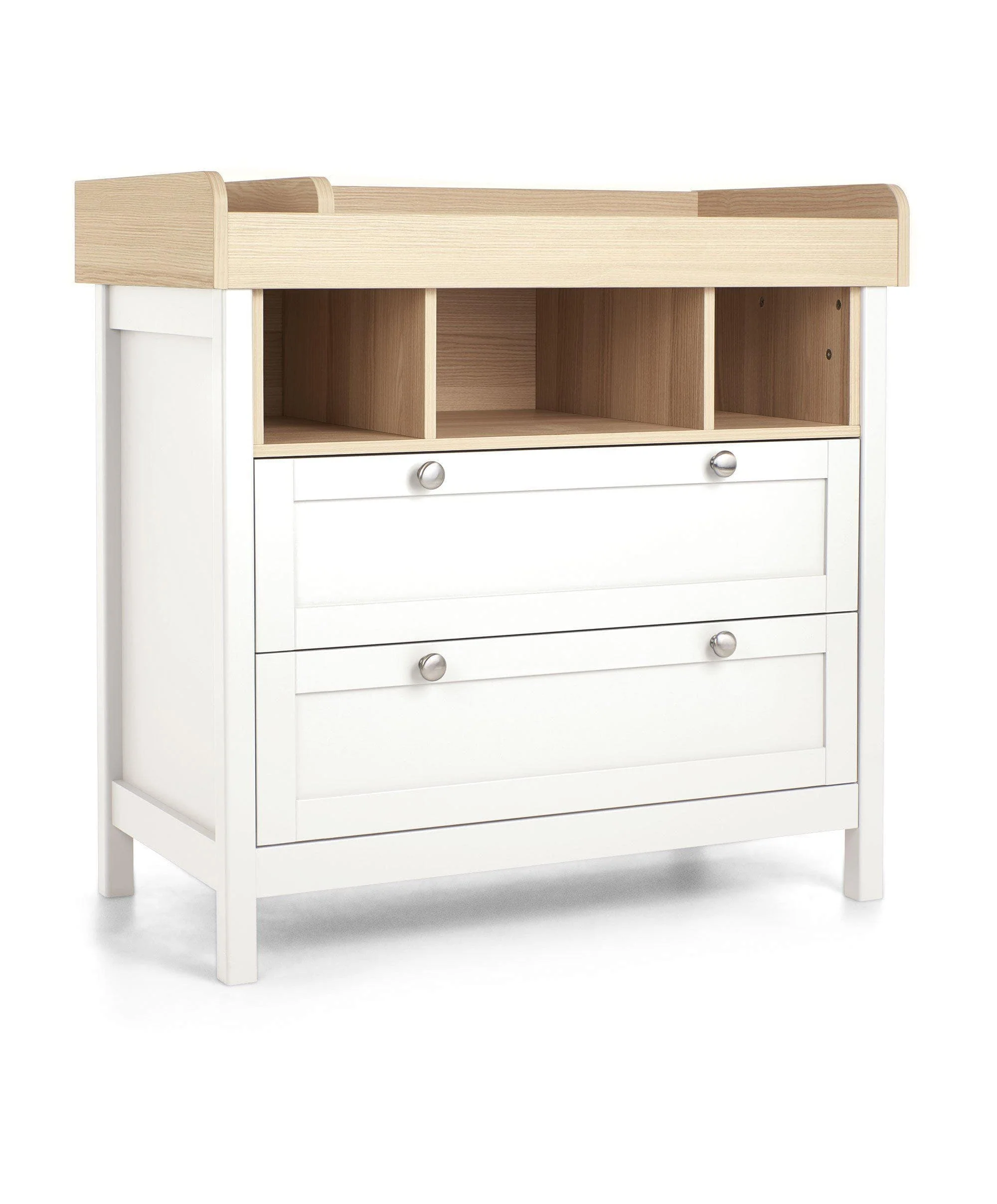 Harwell 2 Piece Cotbed Set with Dresser Changer - White - Image 9