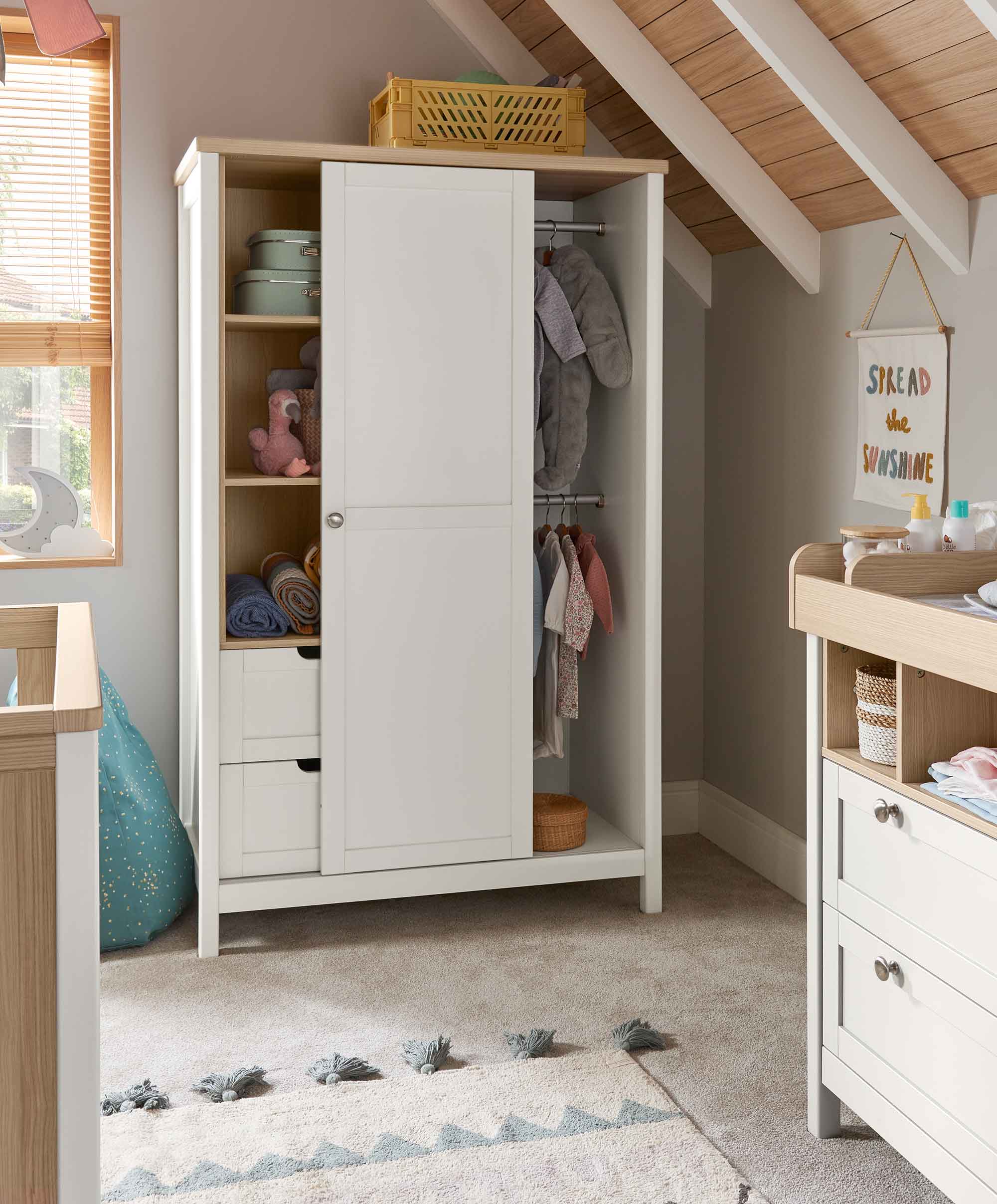 Harwell Wardrobe - White - Image 2