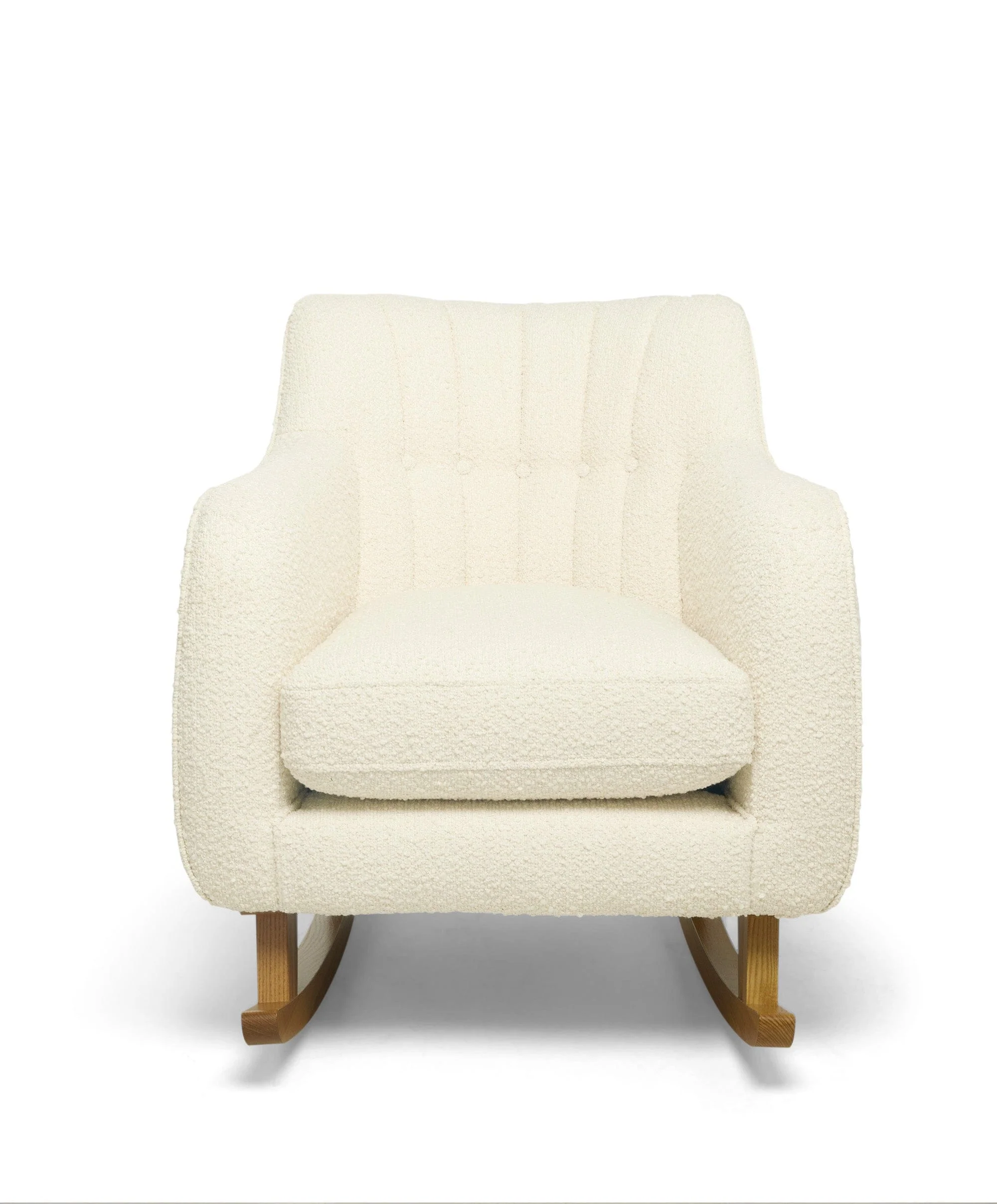 Hilston Nursing Chair - Oyster Chenille Boucle - Image 3