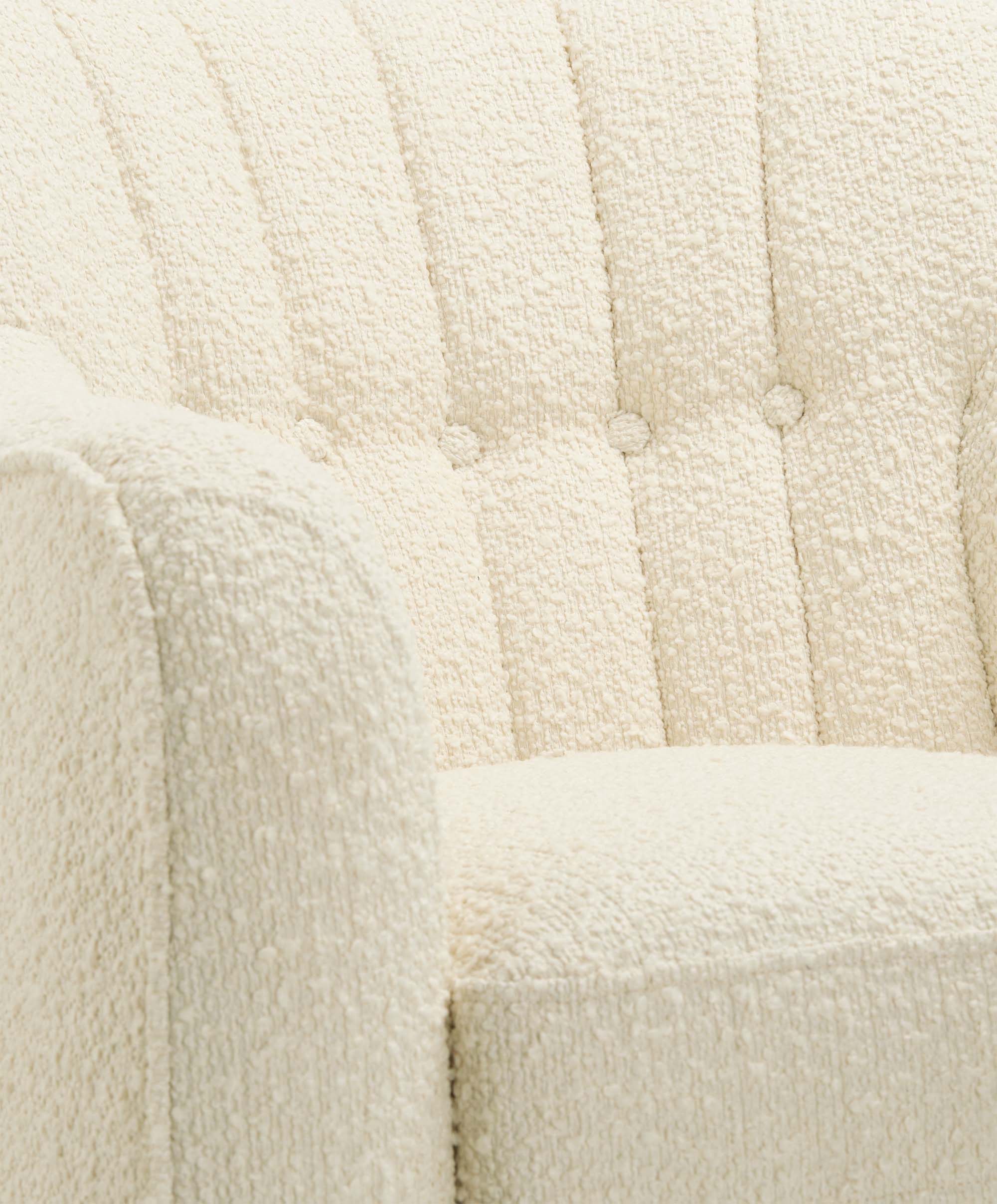 Hilston Nursing Chair - Oyster Chenille Boucle - Image 5