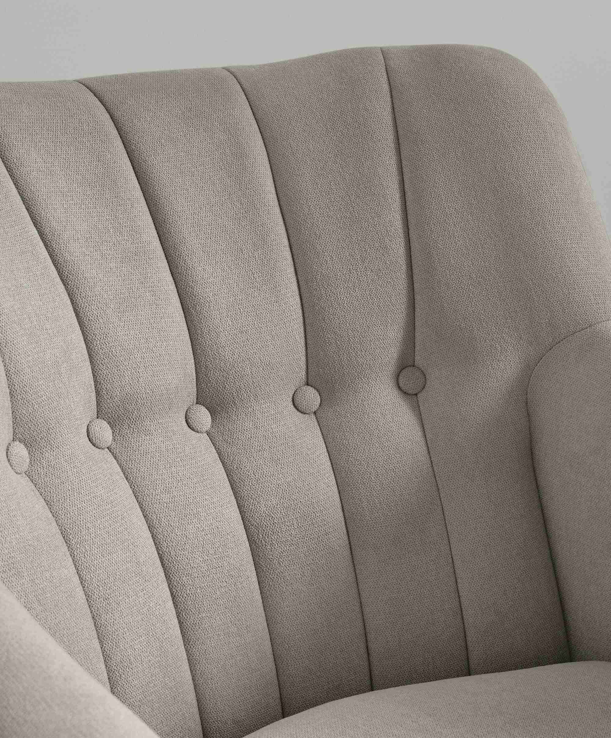 Hilston Nursing Chair - Silver Woven - Image 6