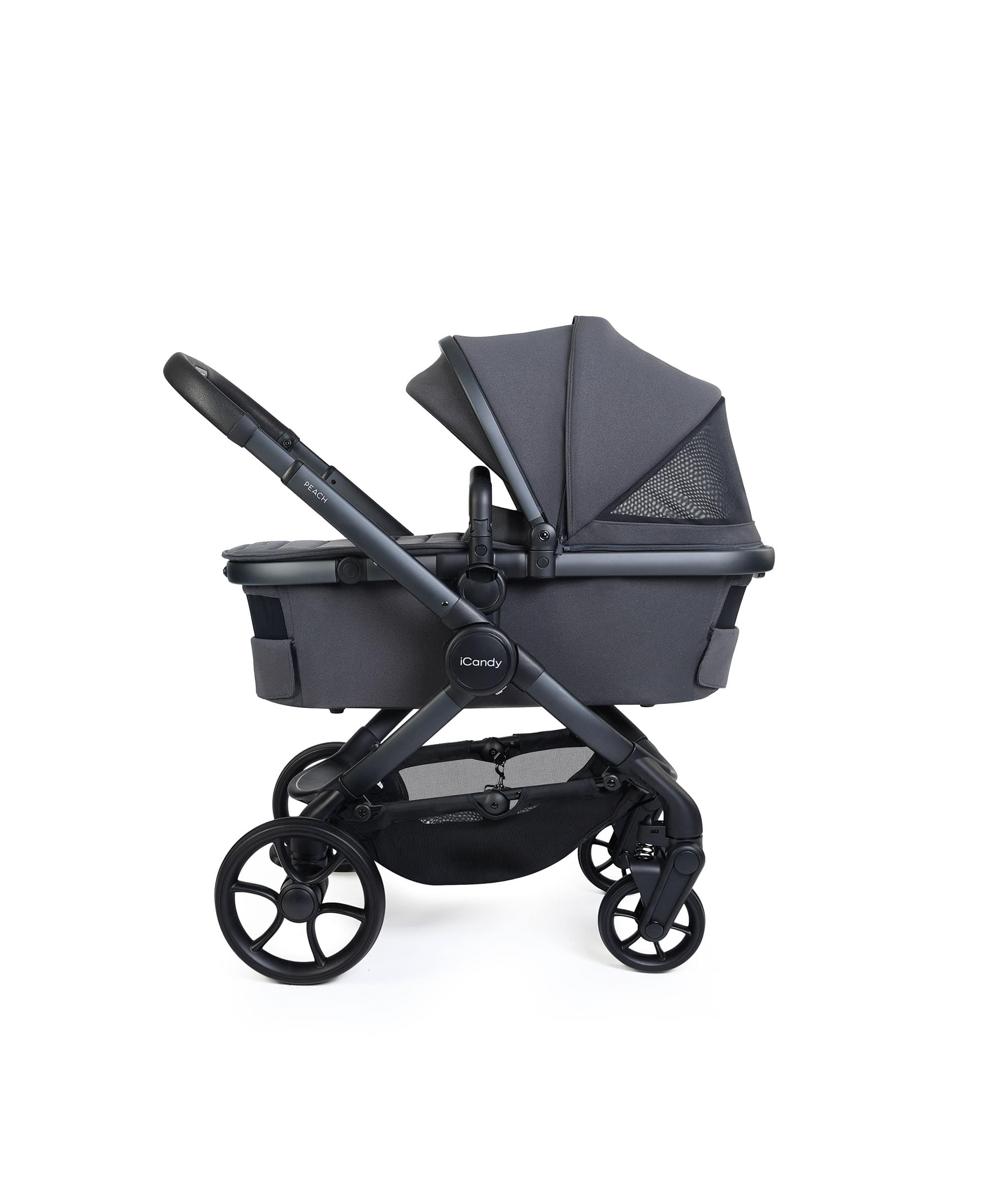 iCandy Peach 8 Complete Bundle with Maxi-Cosi Pebble 360 Pro2 Car Seat - Grey - Image 3