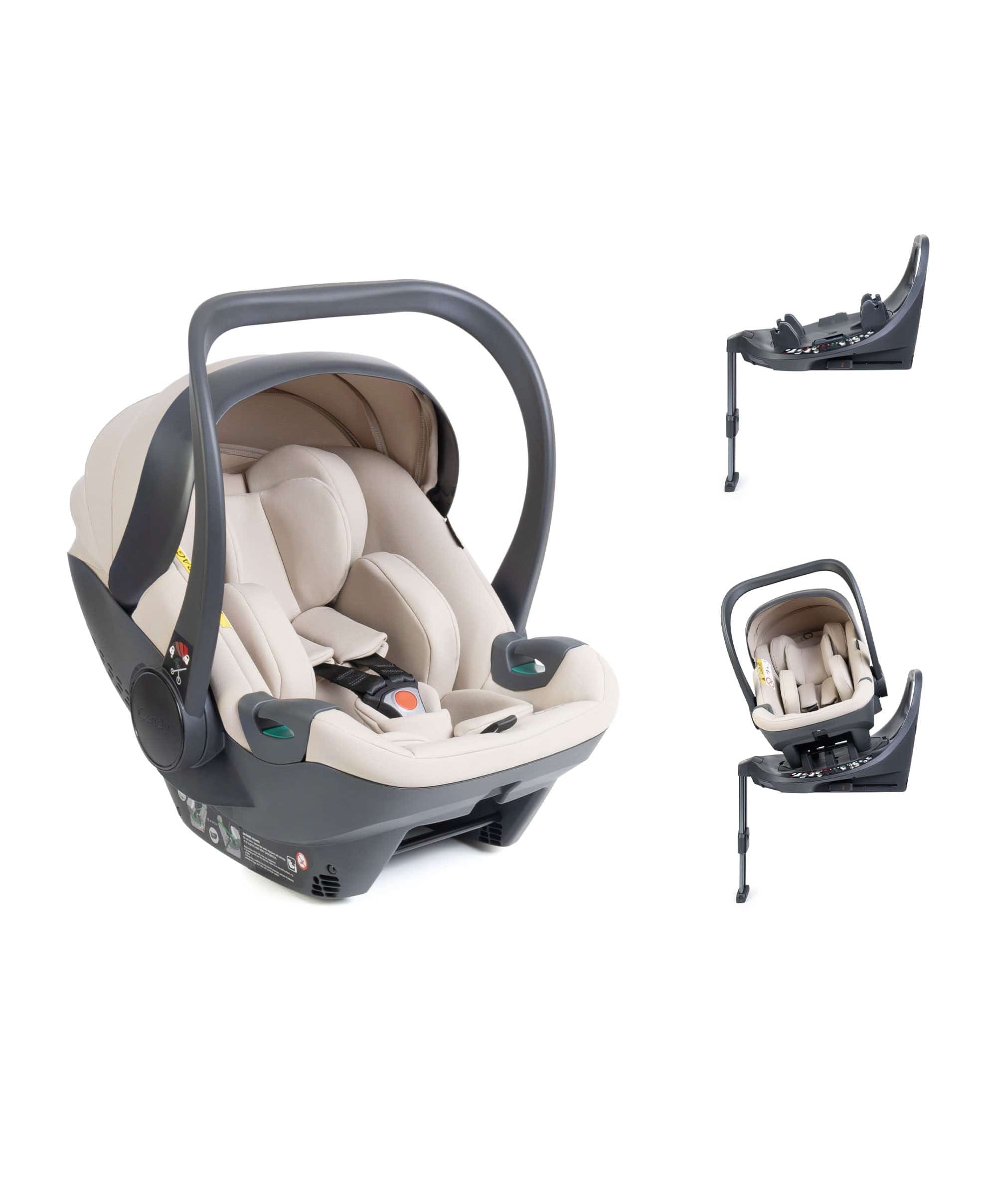 iCandy Cocoon 360 Infant Car Seat & Base - Sandstone