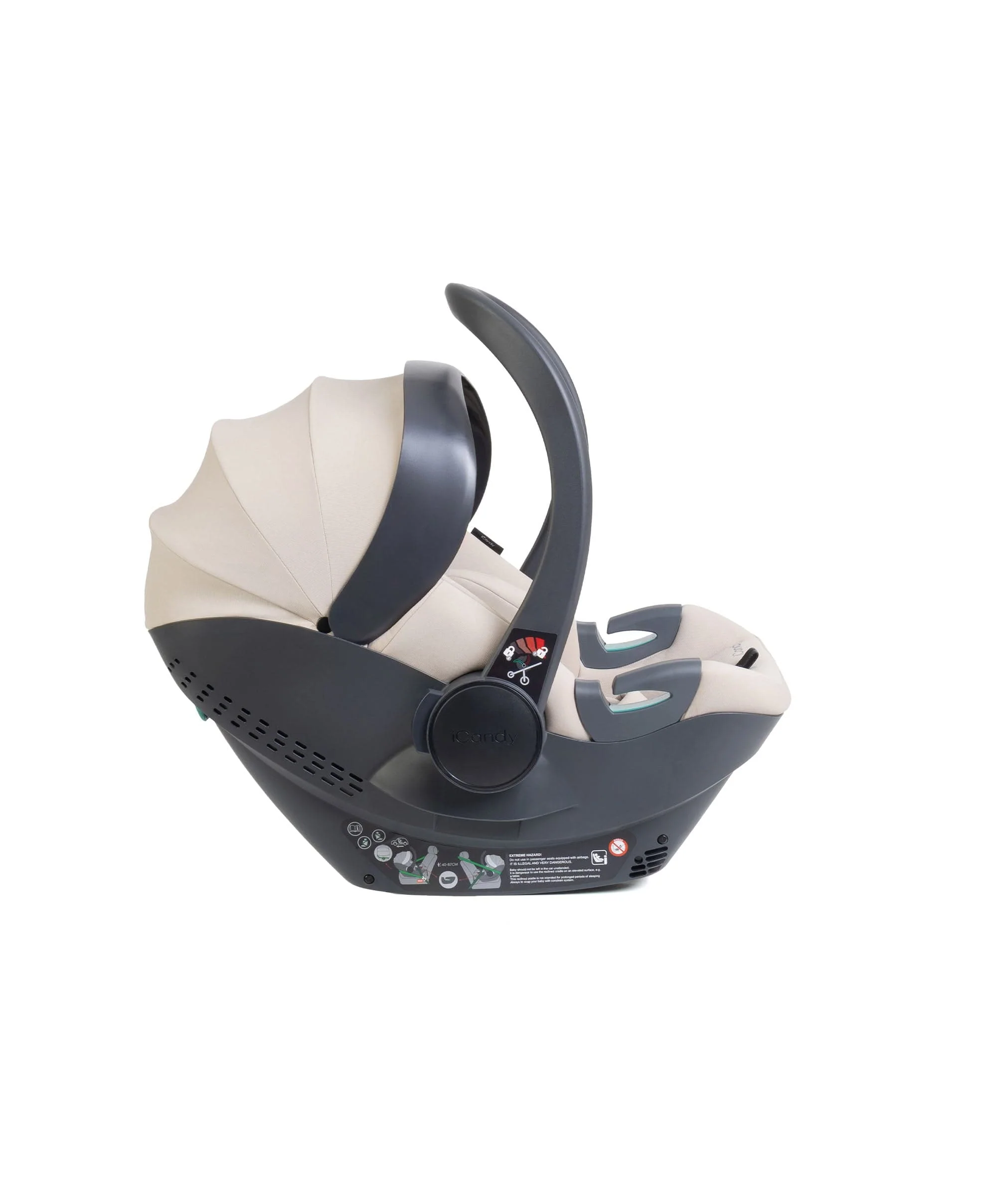 iCandy Cocoon 360 Infant Car Seat & Base - Sandstone - Image 3