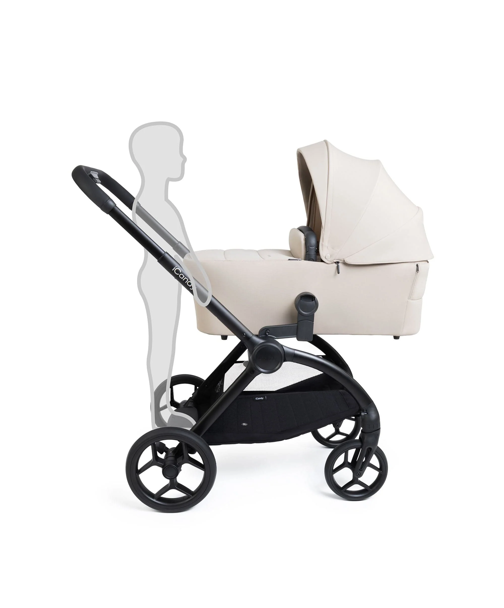 iCandy Core 2 Pushchair & Carrycot Bundle - Sandstone - Image 6