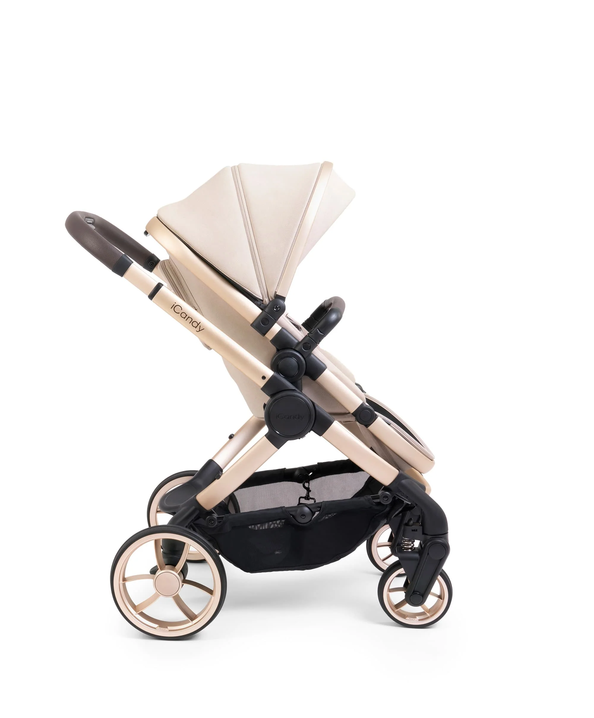 iCandy Peach 7 Complete Pushchair Bundle with Maxi-Cosi Pebble 360 Pro2 Car Seat - Biscotti - Image 3