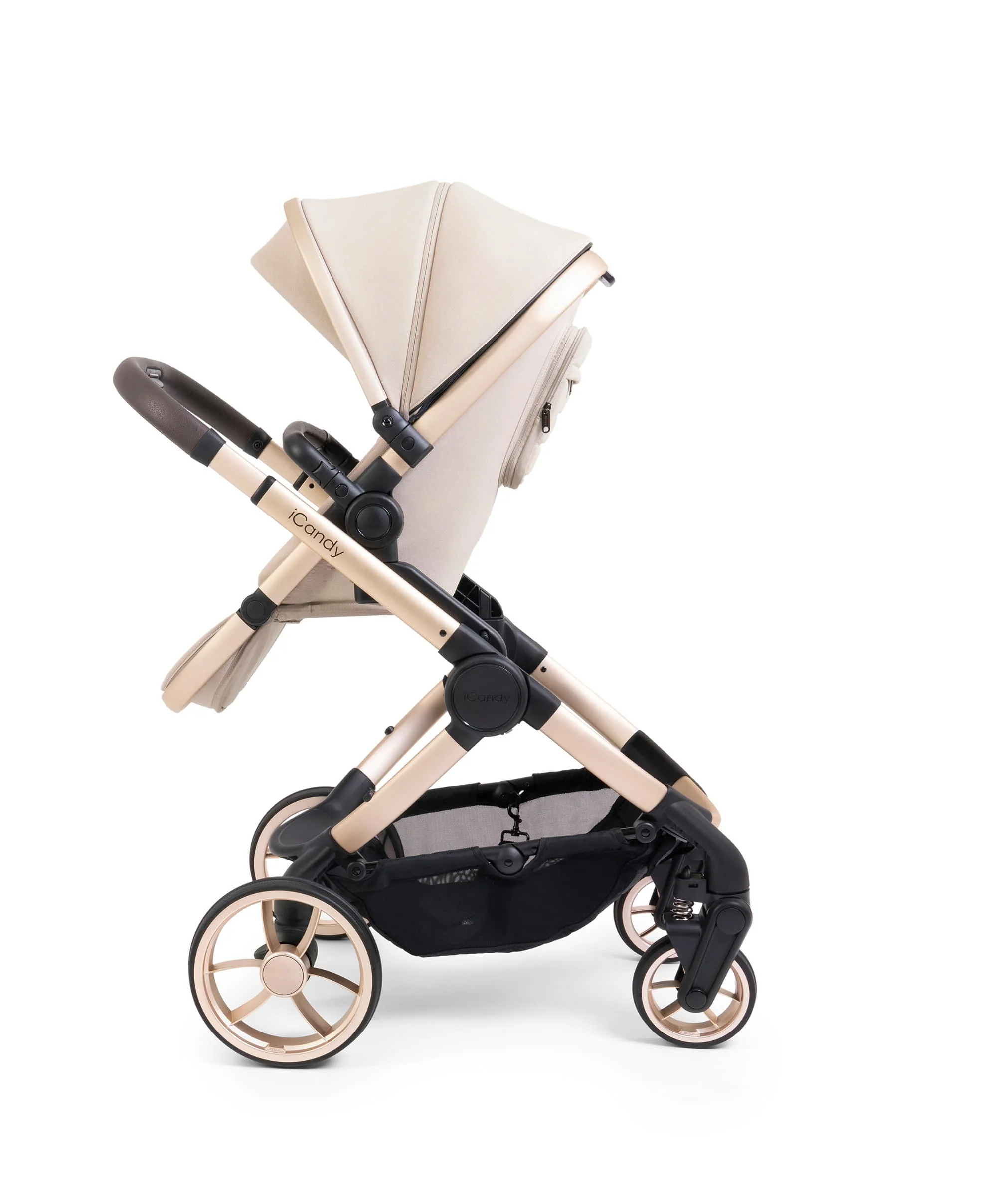 iCandy Peach 7 Complete Pushchair Bundle with Maxi-Cosi Pebble 360 Pro2 Car Seat - Biscotti - Image 4