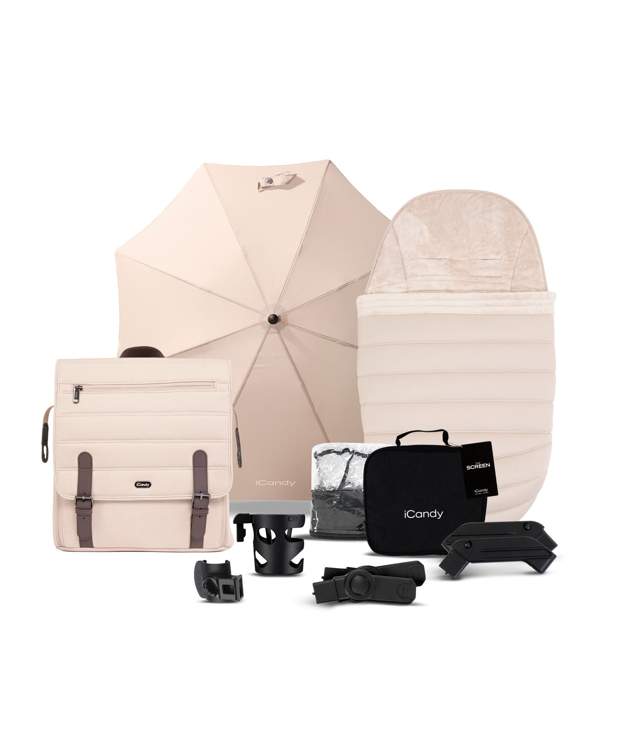 iCandy Peach 7 Complete Pushchair Bundle with Maxi-Cosi Pebble 360 Pro2 Car Seat - Biscotti - Image 9
