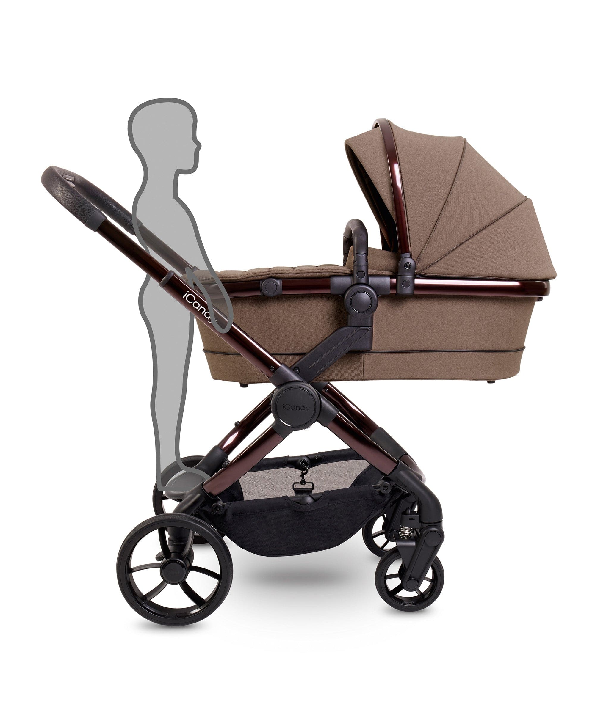 iCandy Peach 7 Complete Pushchair Bundle with Cybex Cloud T Car Seat - Coco - Image 5