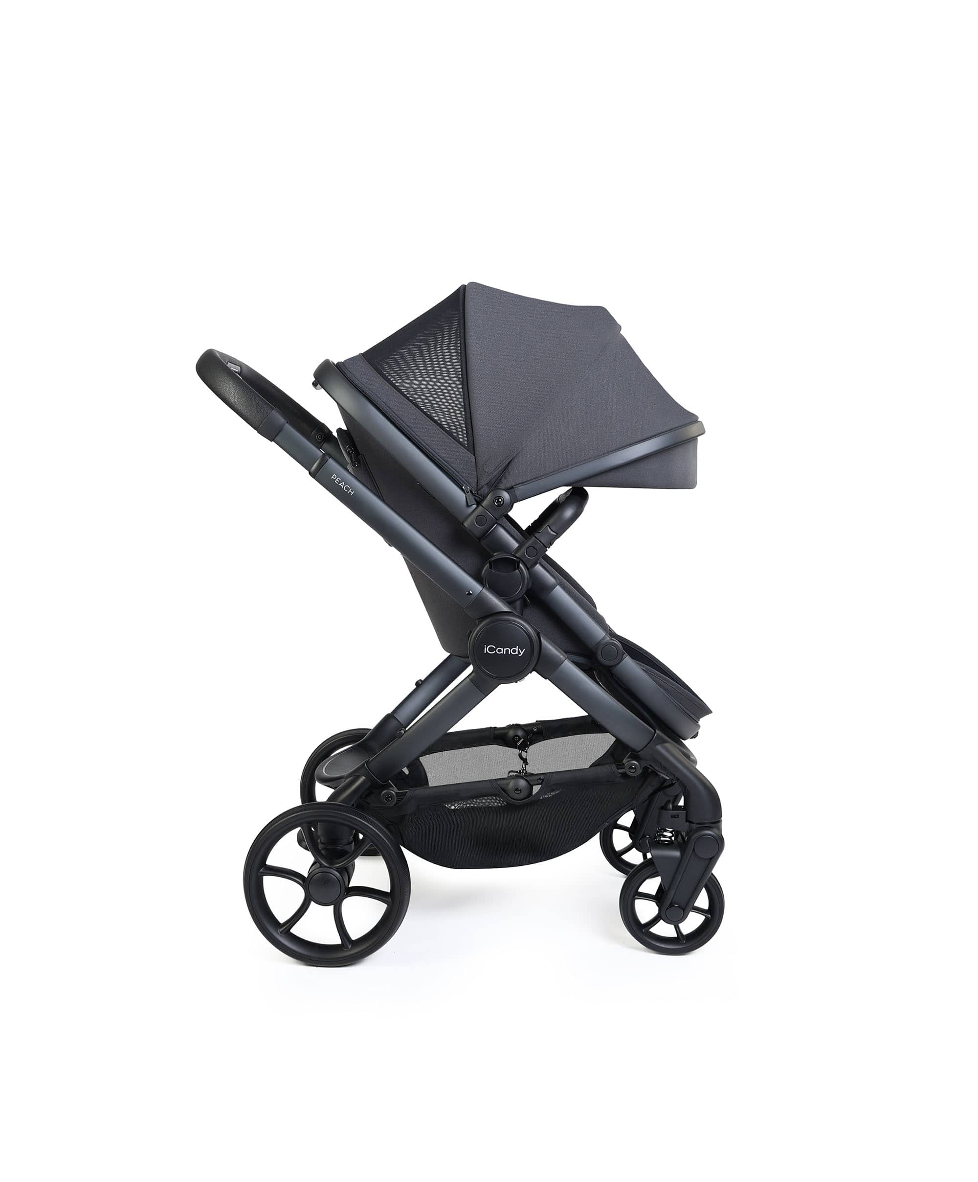 iCandy Peach 8 Complete Bundle with Cocoon 360 Car Seat - Grey - Image 5
