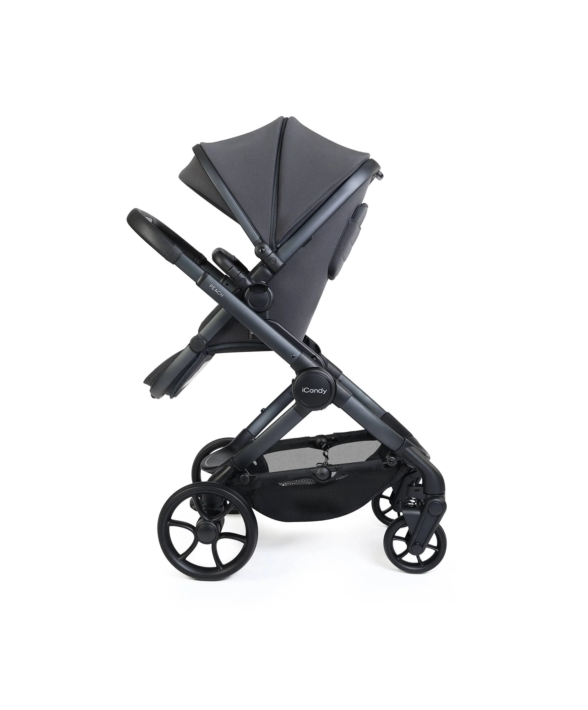 iCandy Peach 8 Complete Bundle with Cocoon 360 Car Seat - Grey - Image 6