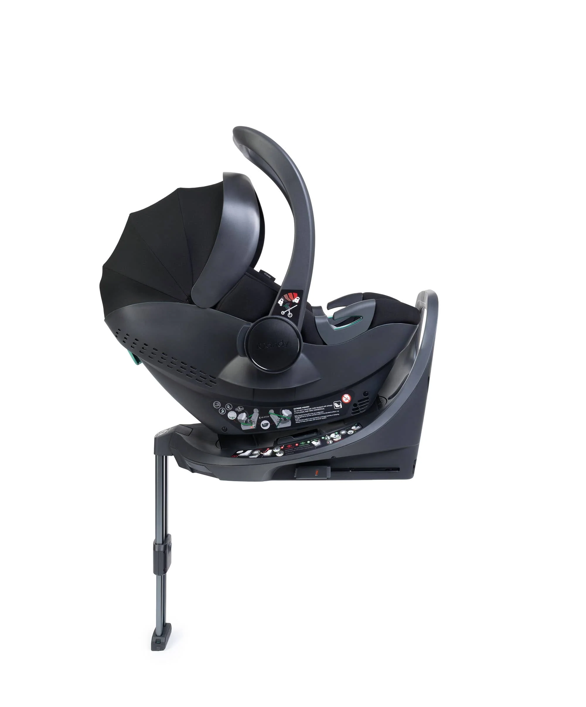 iCandy Peach 8 Complete Bundle with Cocoon 360 Car Seat - Grey - Image 9