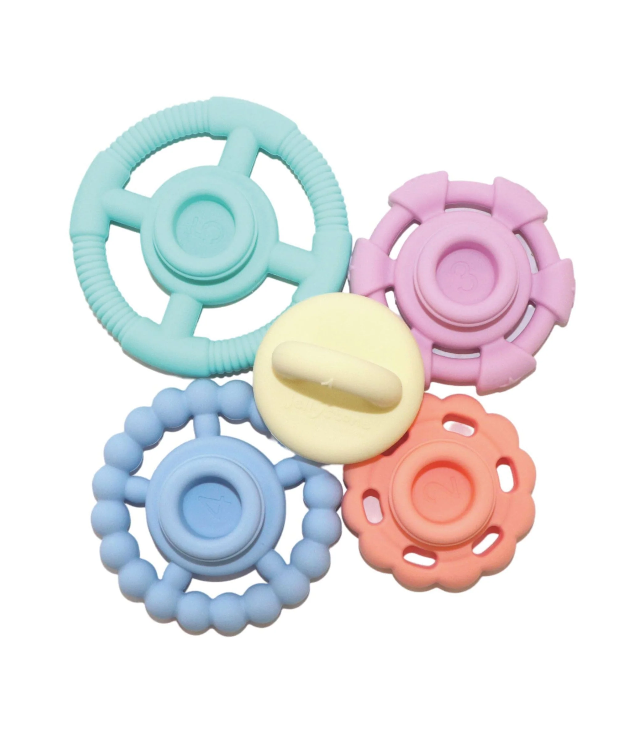 Jellystone Designs Rainbow Stackers & Teether – Pastel - Image 3