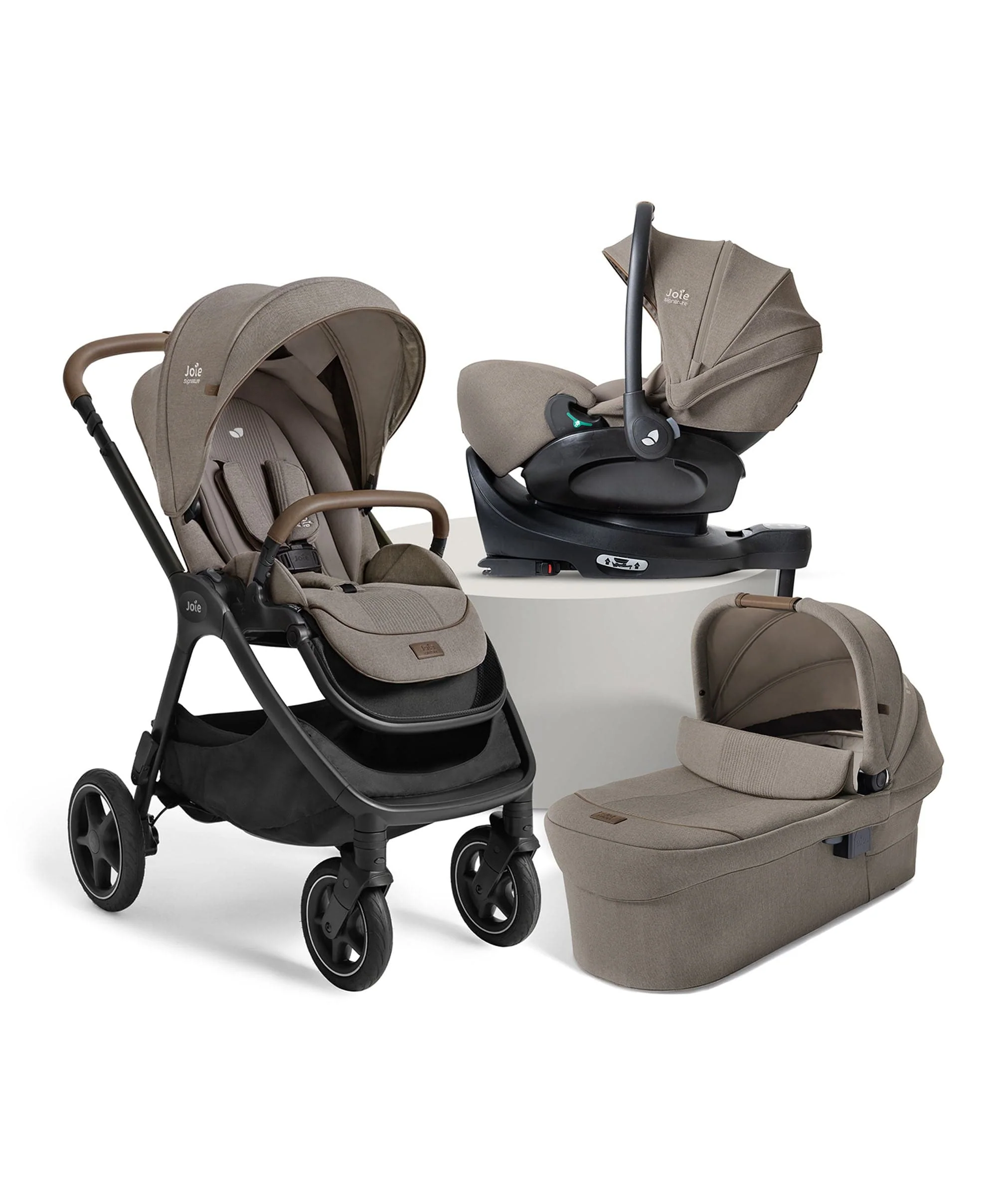 Joie finiti™ 4in1 Signature Pushchair Bundle With Joie i-Level™ Pro Signature Car Seat
