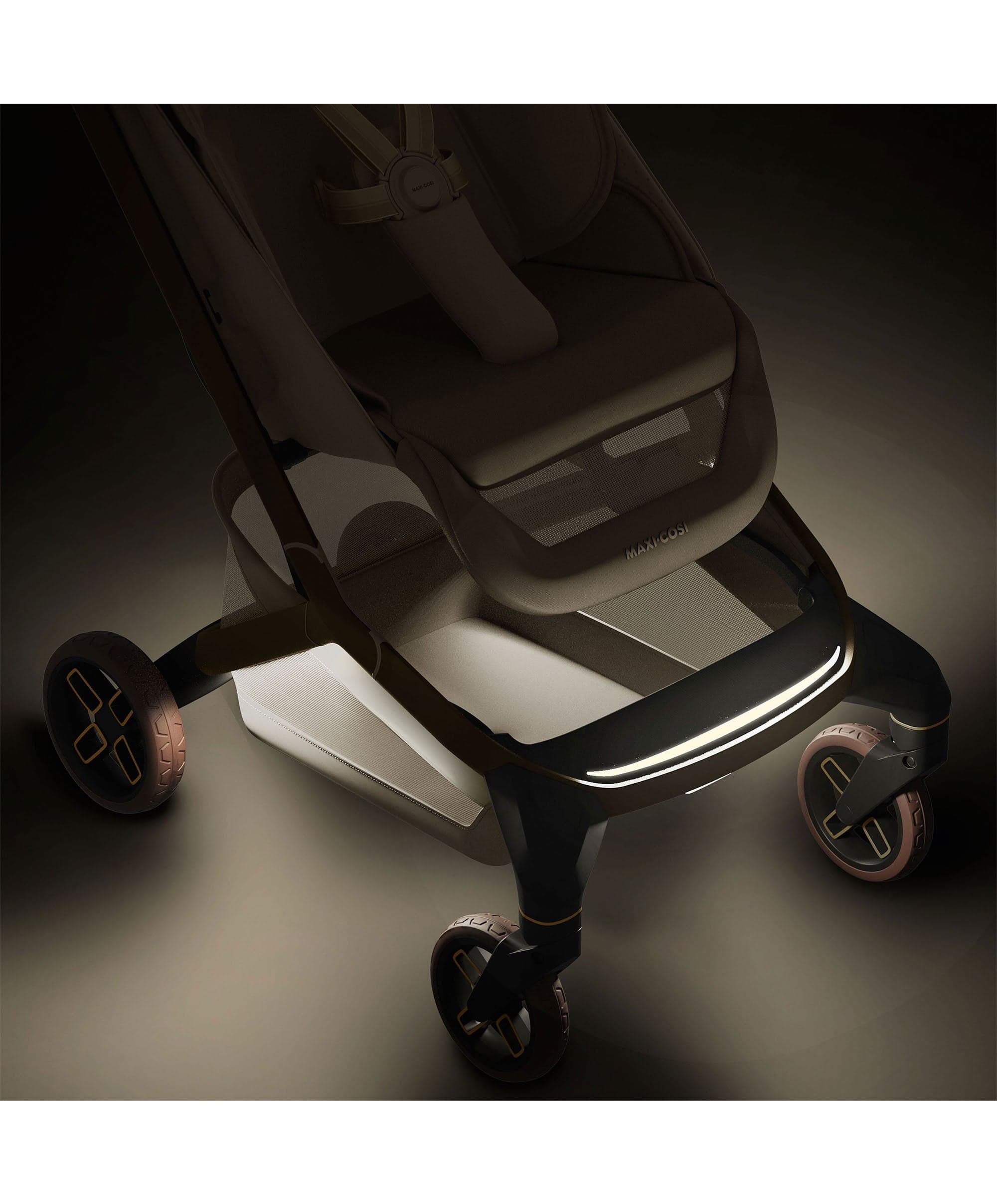 Maxi-Cosi Fame Cabin Pushchair & Raincover - Oak Truffle - Image 12
