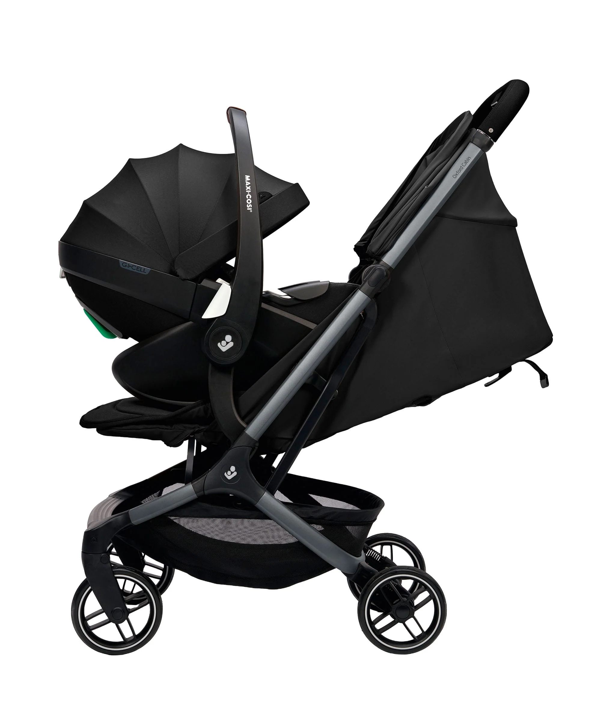 Maxi-Cosi Oxford Cabin Pushchair & Raincover - Onyx Black - Image 5