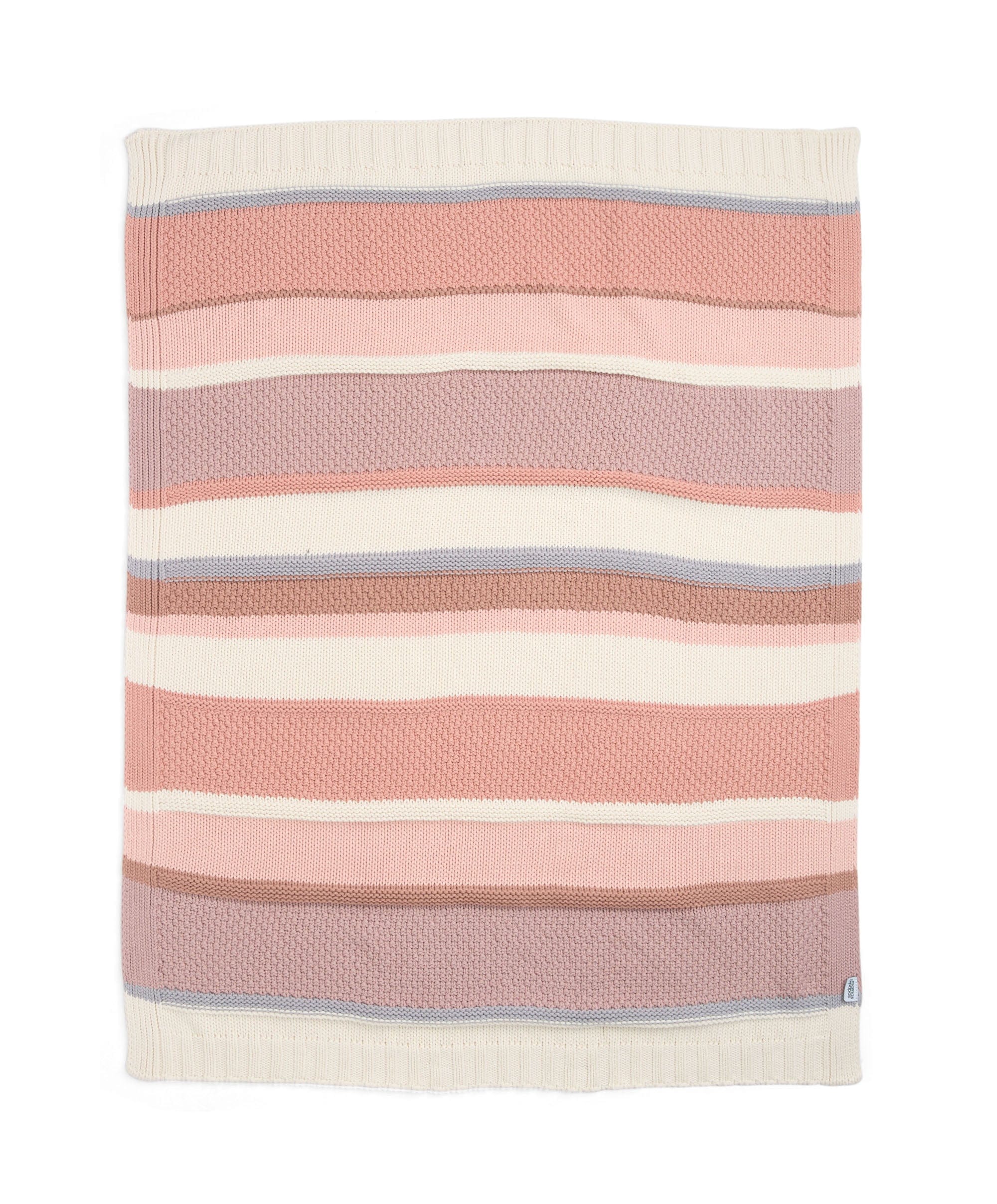 Knitted Blanket - Pink Block - Image 4