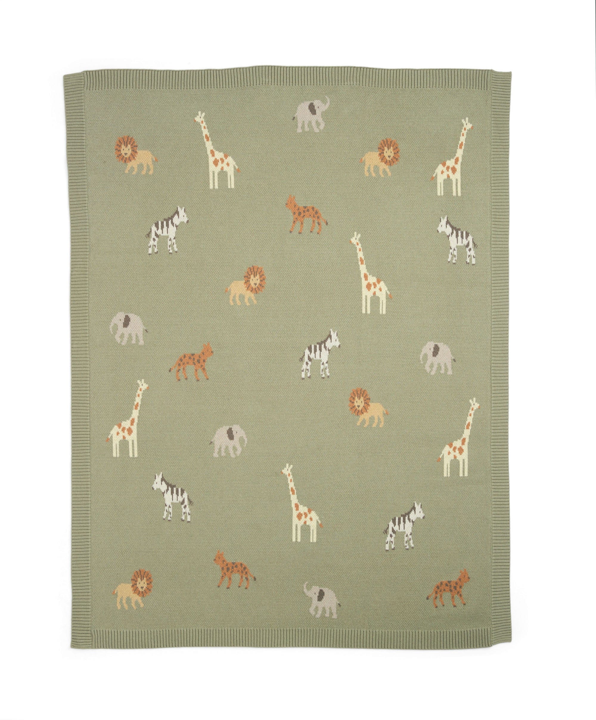 Knitted Blanket - Safari Sage - Image 4