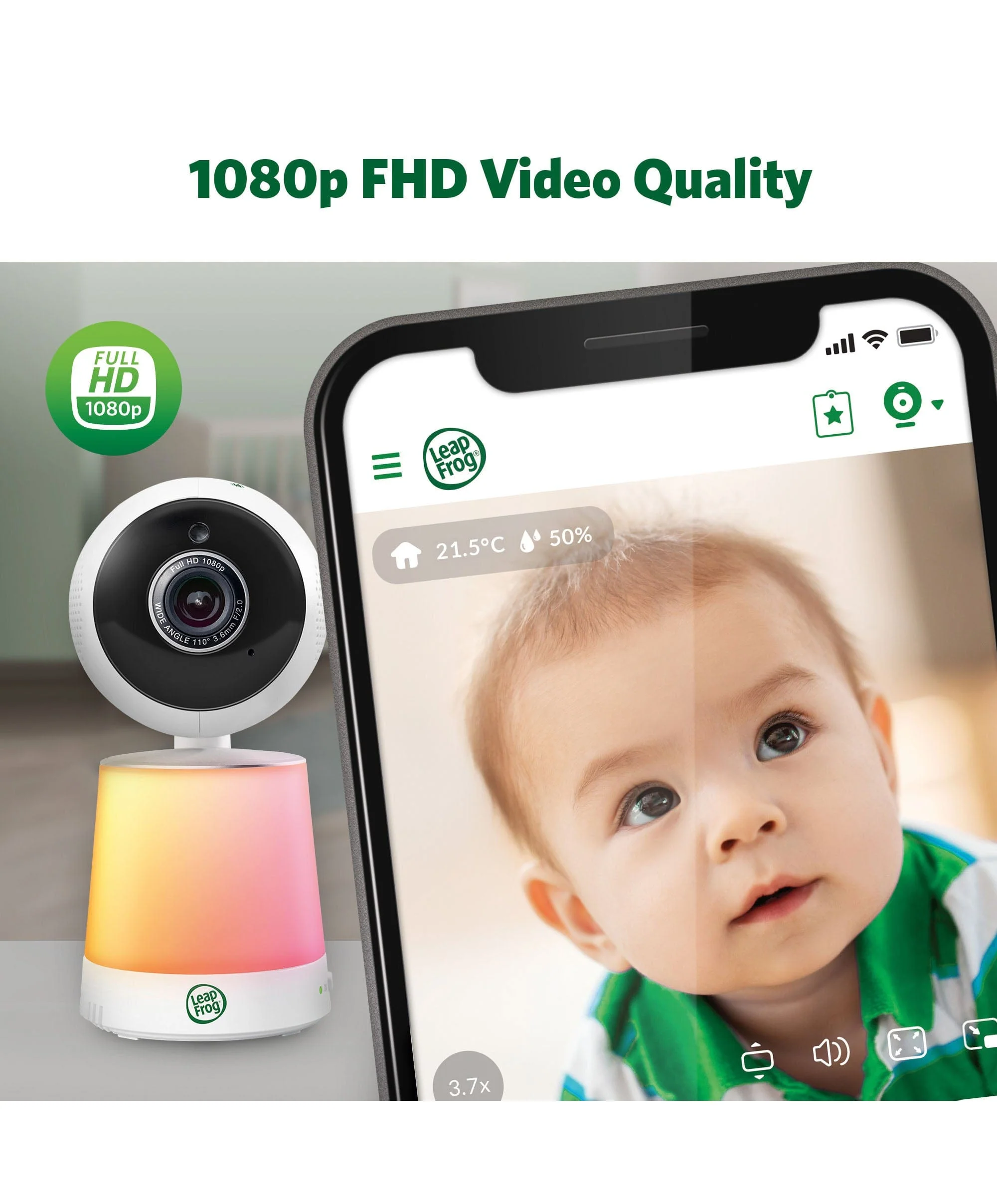LeapFrog LF4915HD 5 Inch Wi-Fi  Pan & Tilt Monitor - Image 3