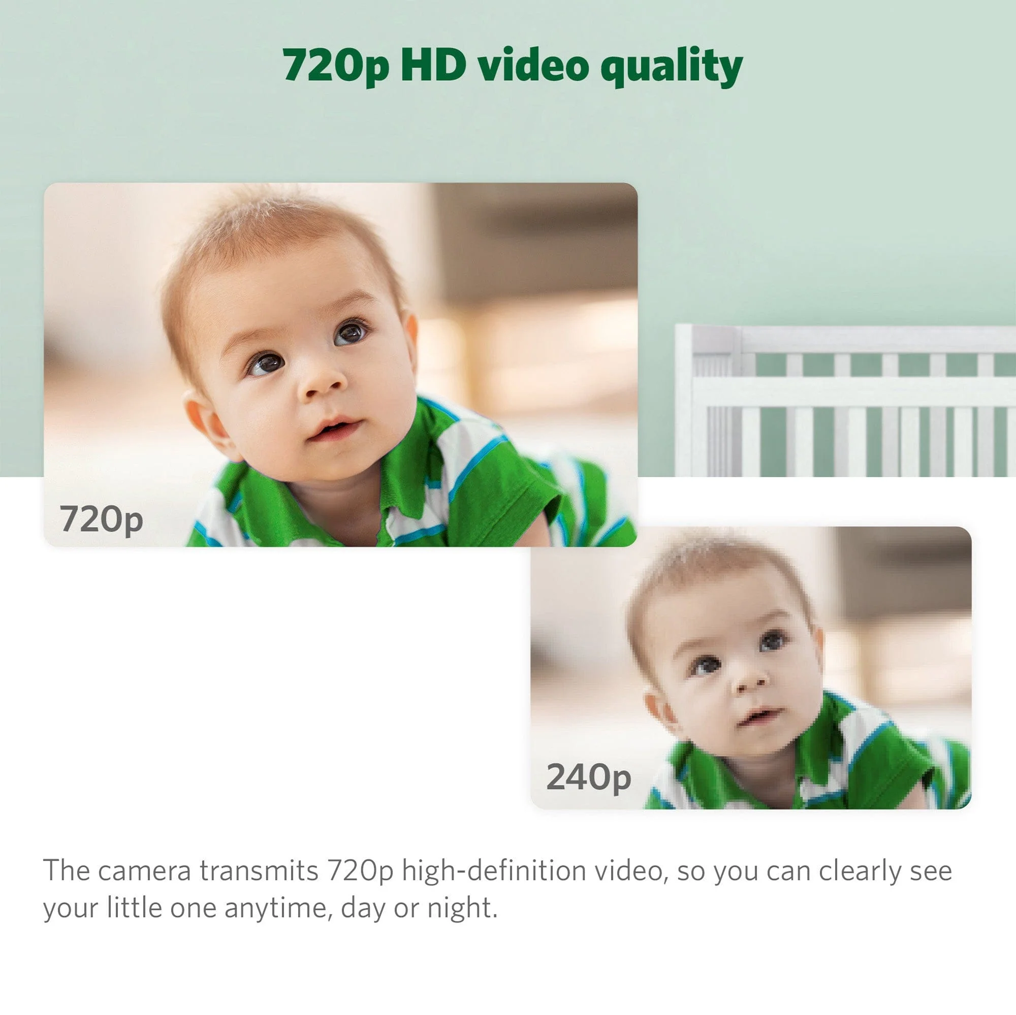 LeapFrog LF915HD 5 Inch Video Baby Monitor with Colour Night Vision - White - Image 23
