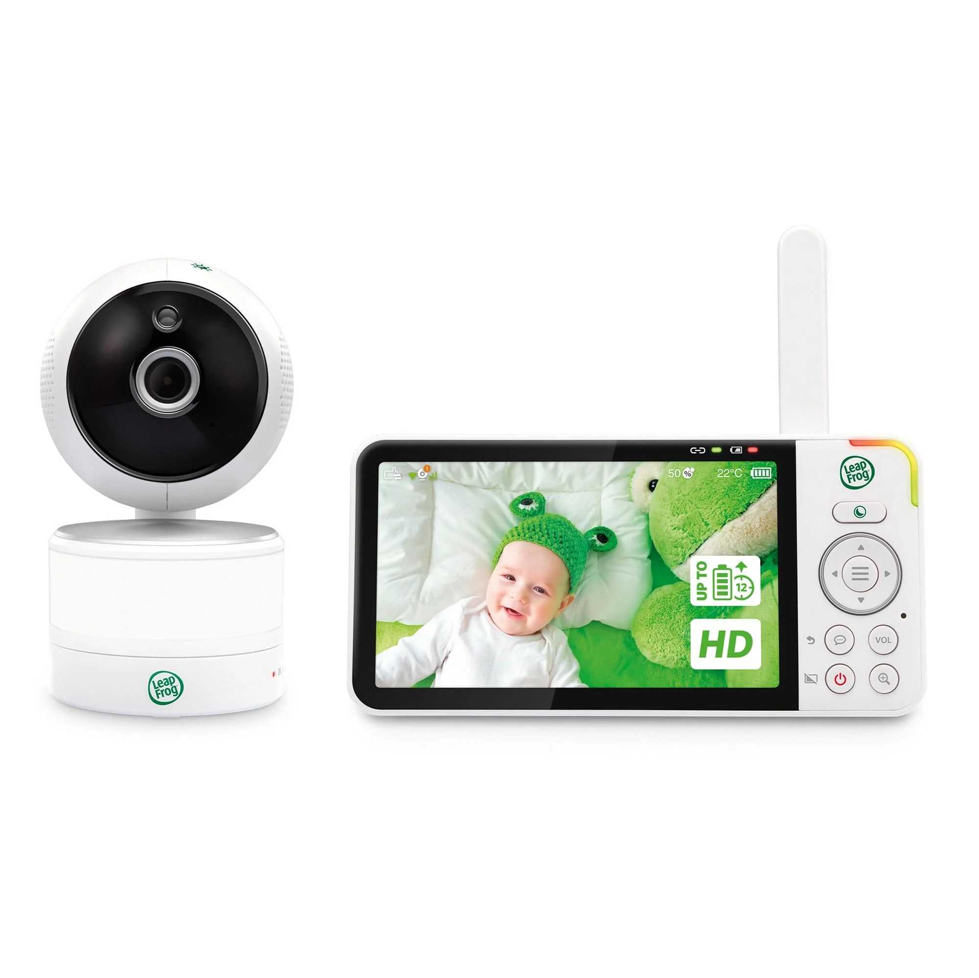 LeapFrog LF915HD 5 Inch Video Baby Monitor with Colour Night Vision - White - Image 33