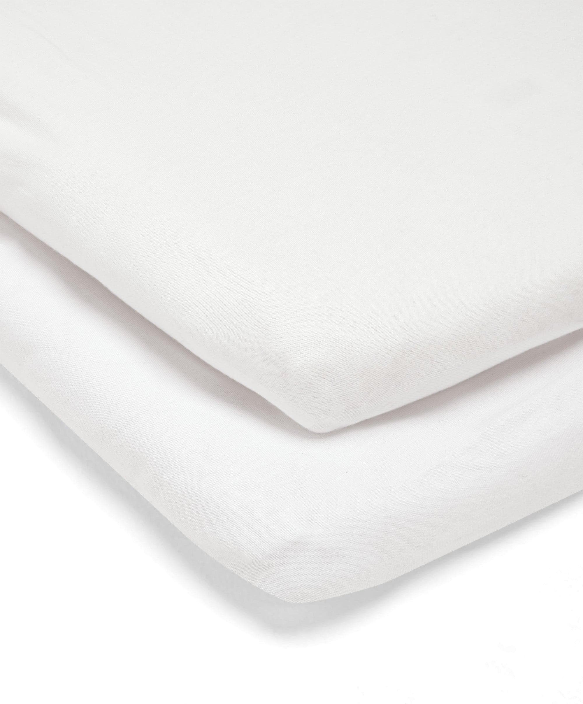Lua Bedside Crib and Sheet Bundle - Fawn/White - Image 10
