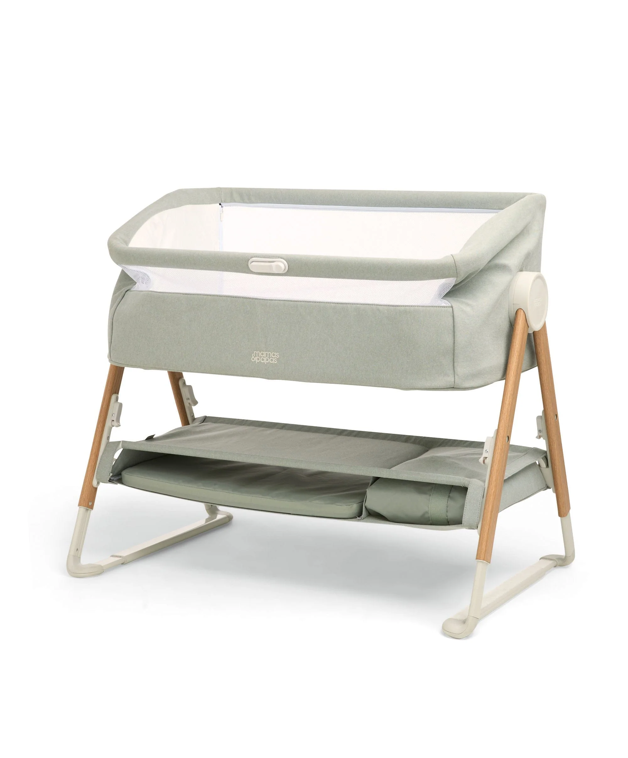 Lua Bedside Crib - Sage - Image 7