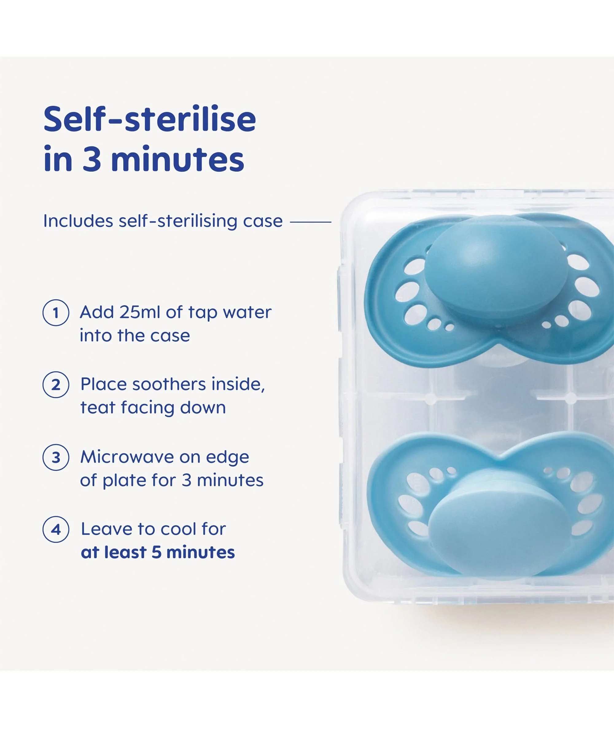 MAM Comfort Soothers 0-3m (2 Pack) - Turquoise - Image 5