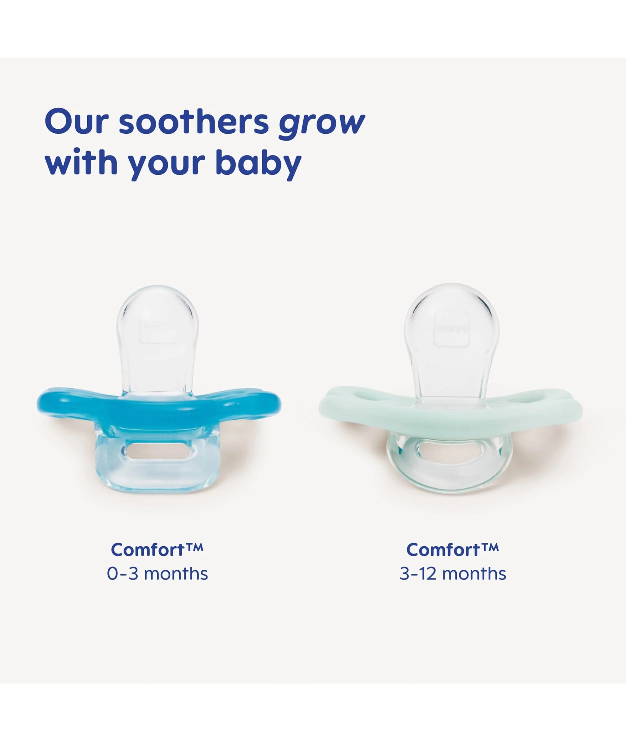 MAM Comfort Soothers 0-3m (2 Pack) - Turquoise - Image 6