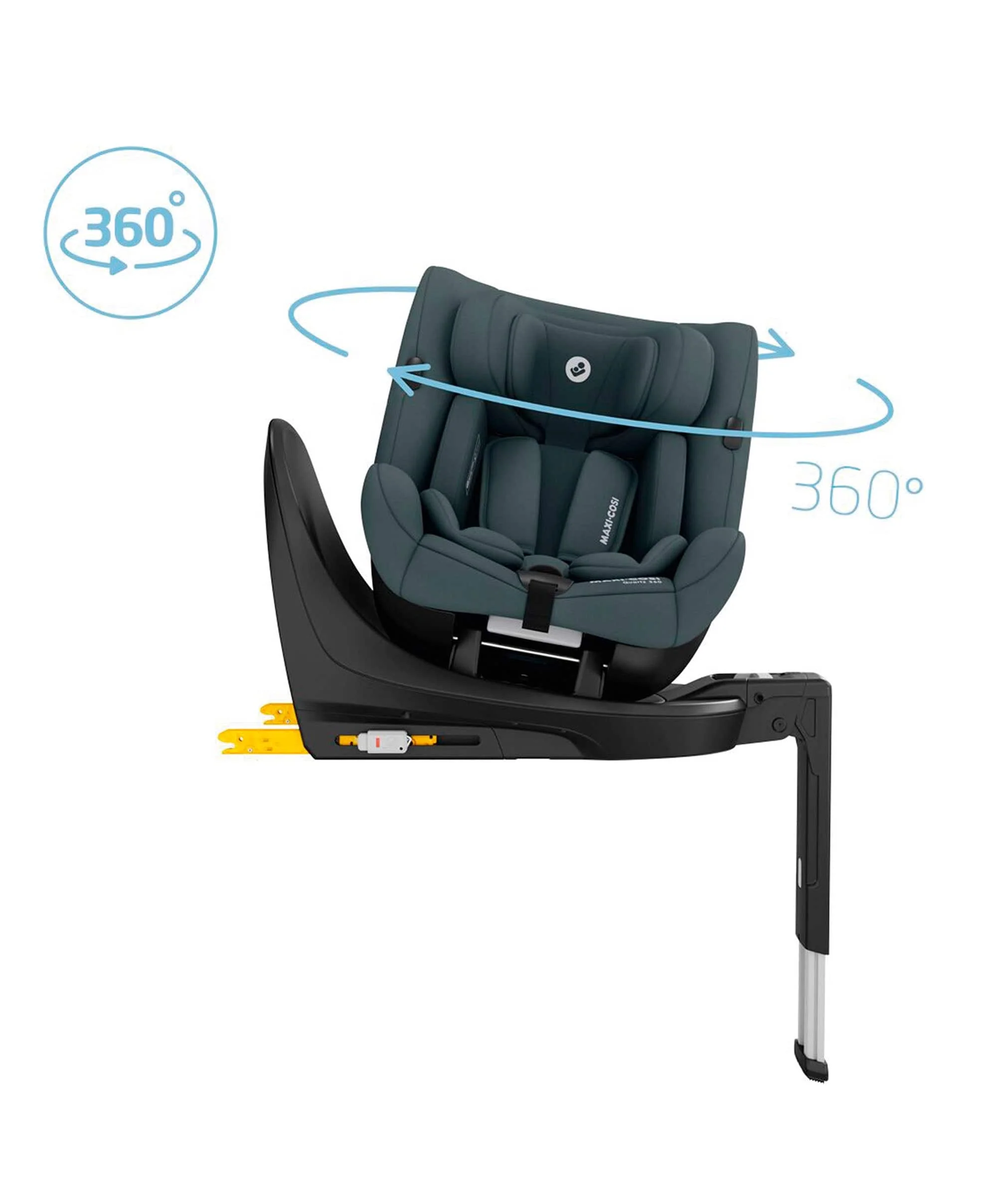 Maxi-Cosi Quartz 360 Car Seat – Full Graphite - Image 3