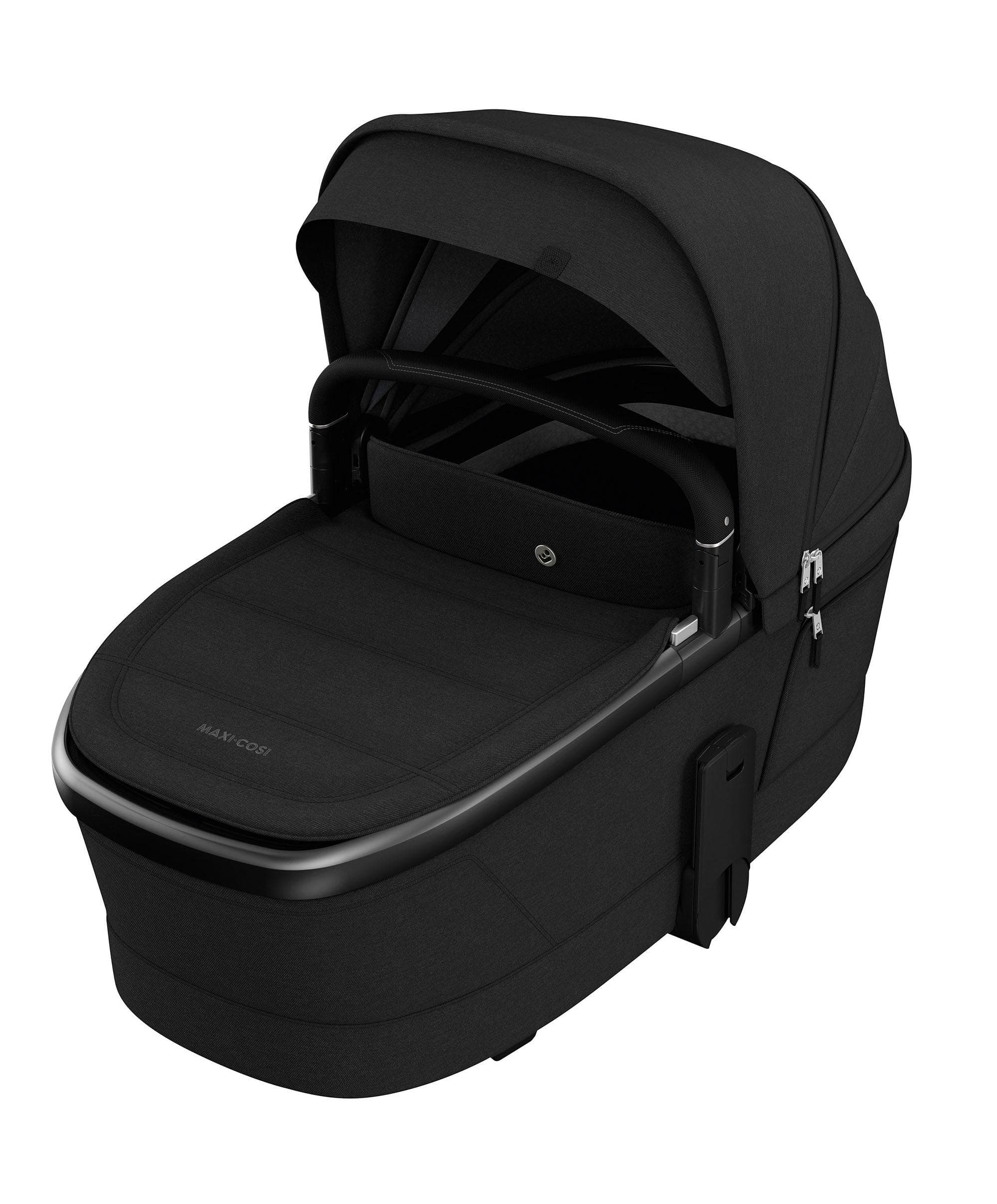 Maxi-Cosi Fame Pushchair & Carrycot - Black with Black Wheels - Image 17