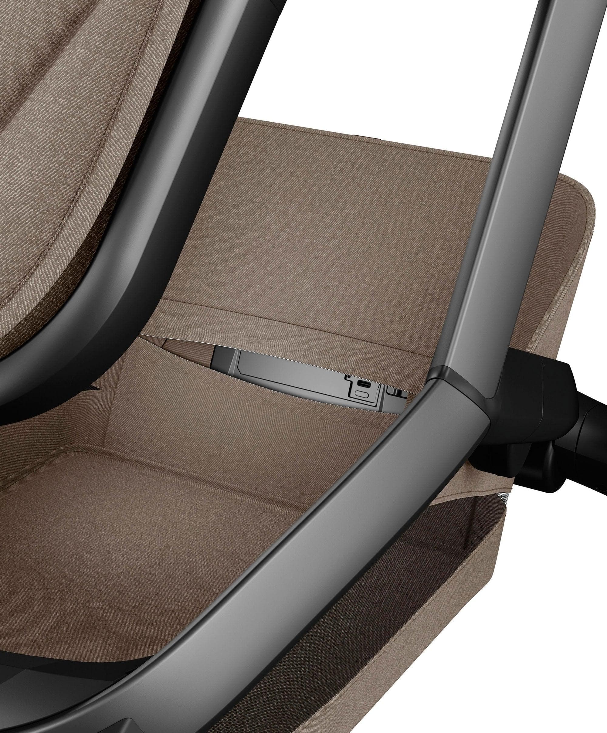 Maxi-Cosi Fame Pushchair & Carrycot - Truffle with Brown Wheels - Image 13