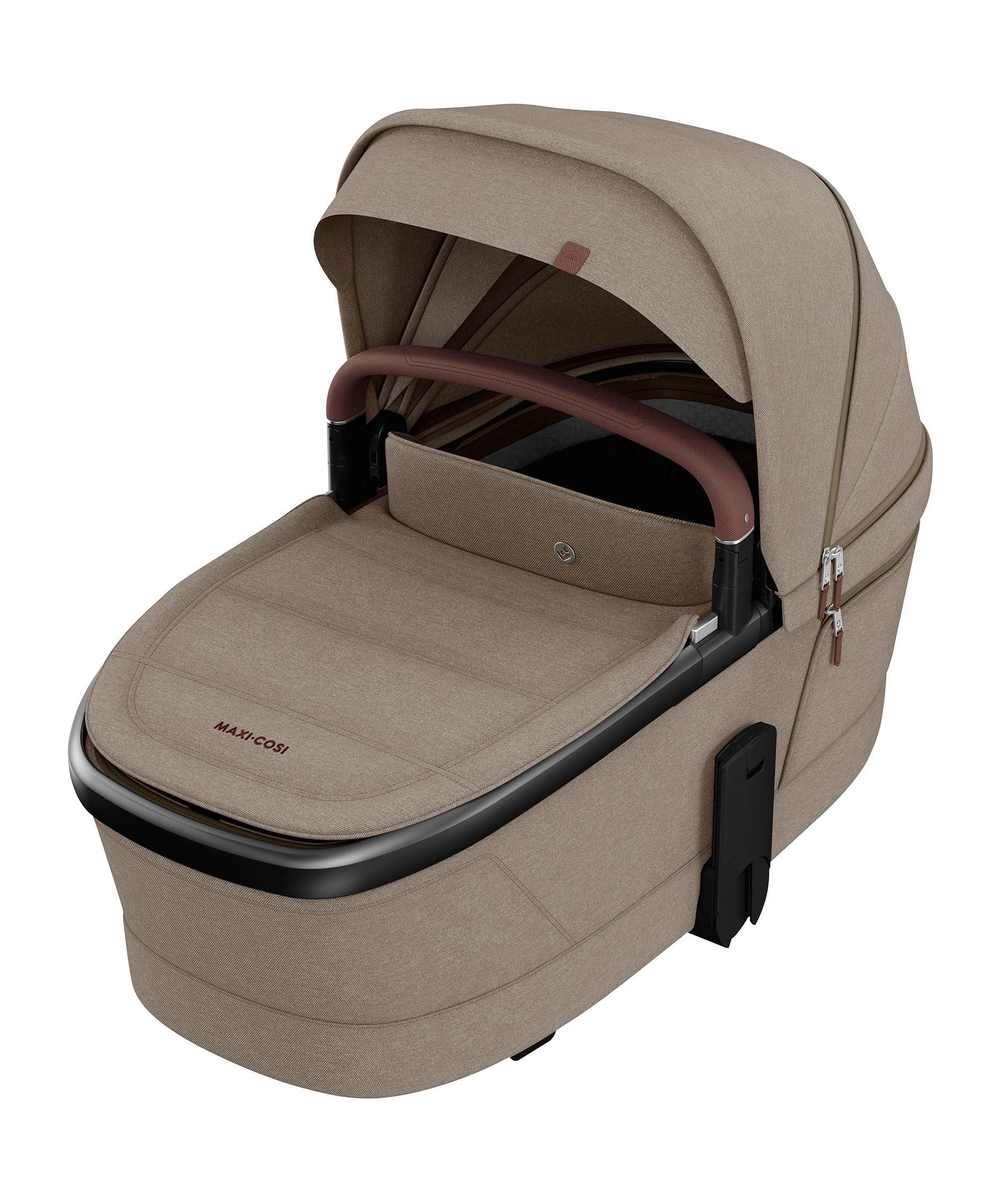 Maxi-Cosi Fame Pushchair & Carrycot - Truffle with Brown Wheels - Image 16