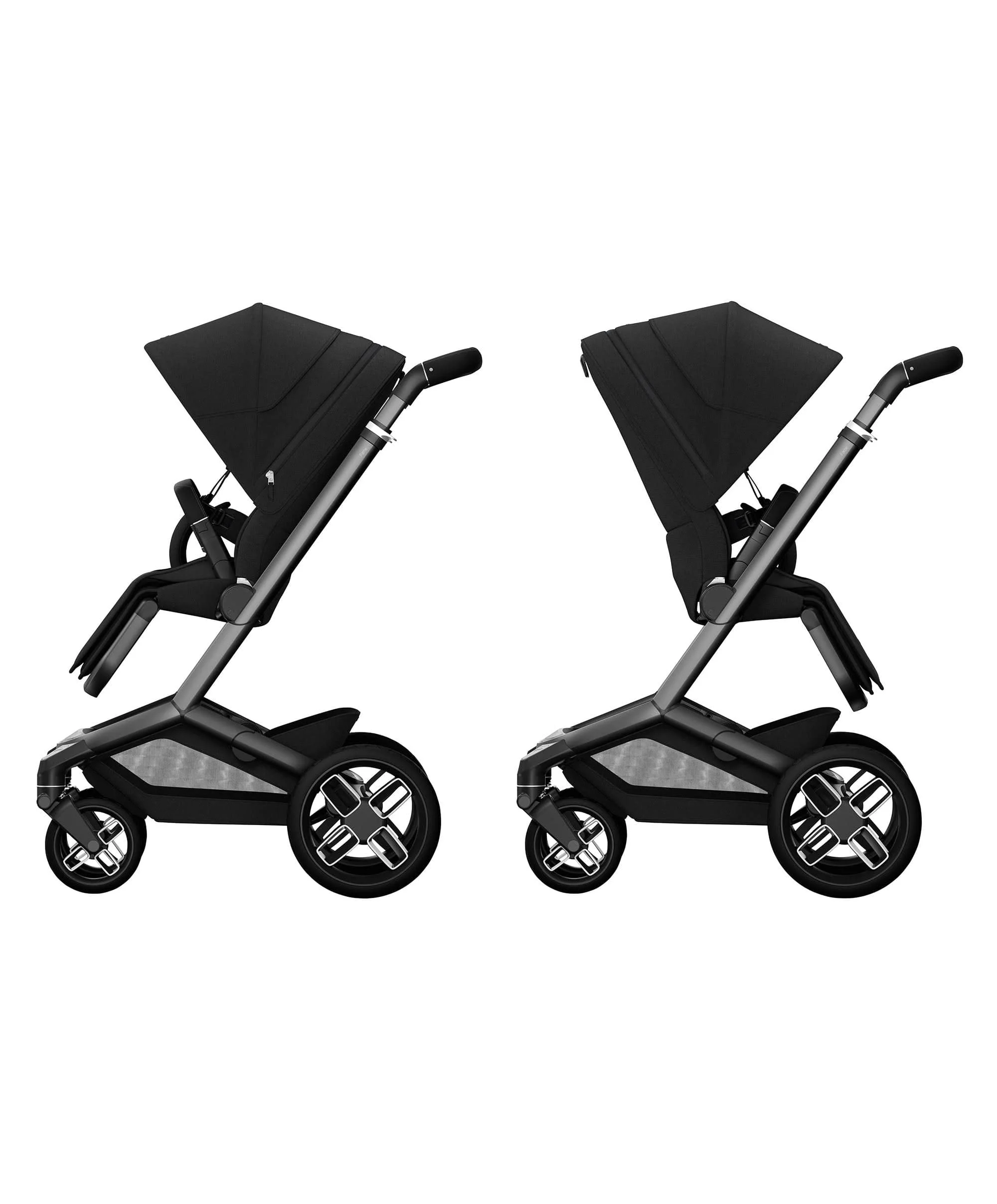 Maxi-Cosi Fame Premium Pushchair Bundle with Pebble 360 Pro 2 Car Seat & Base – Black with Black Wheels - Image 4