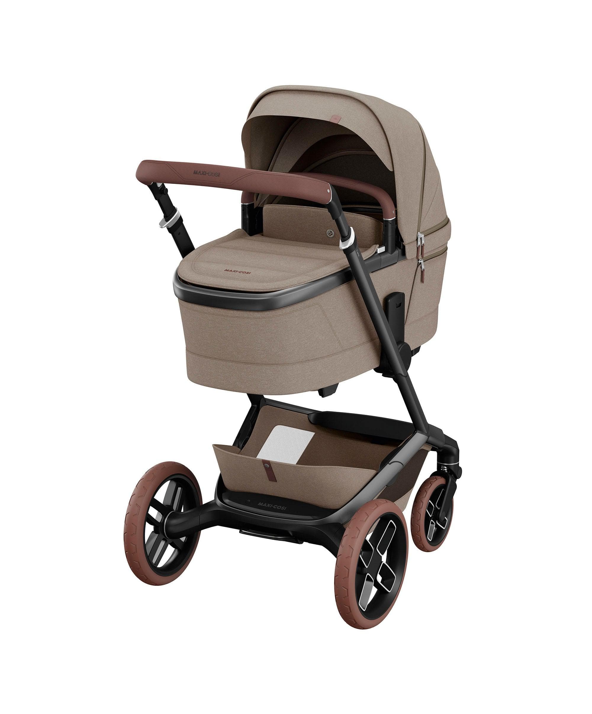 Maxi-Cosi Fame Pushchair Bundle with Pebble 360 Pro² Car Seat (9 Pieces)- Truffle with Brown Wheels - Image 7