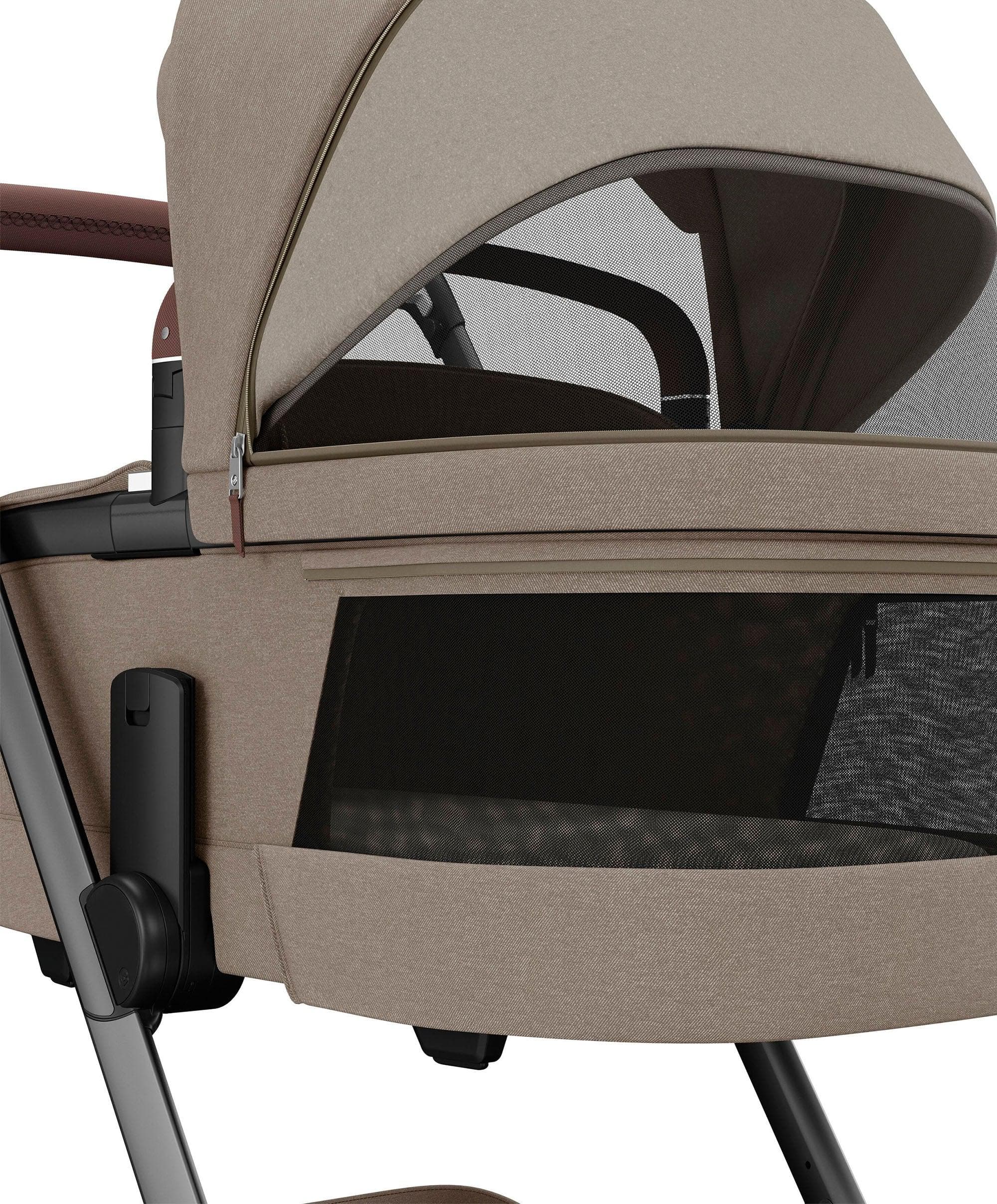 Maxi-Cosi Fame Pushchair Bundle with Pebble 360 Pro² Car Seat (9 Pieces)- Truffle with Brown Wheels - Image 9