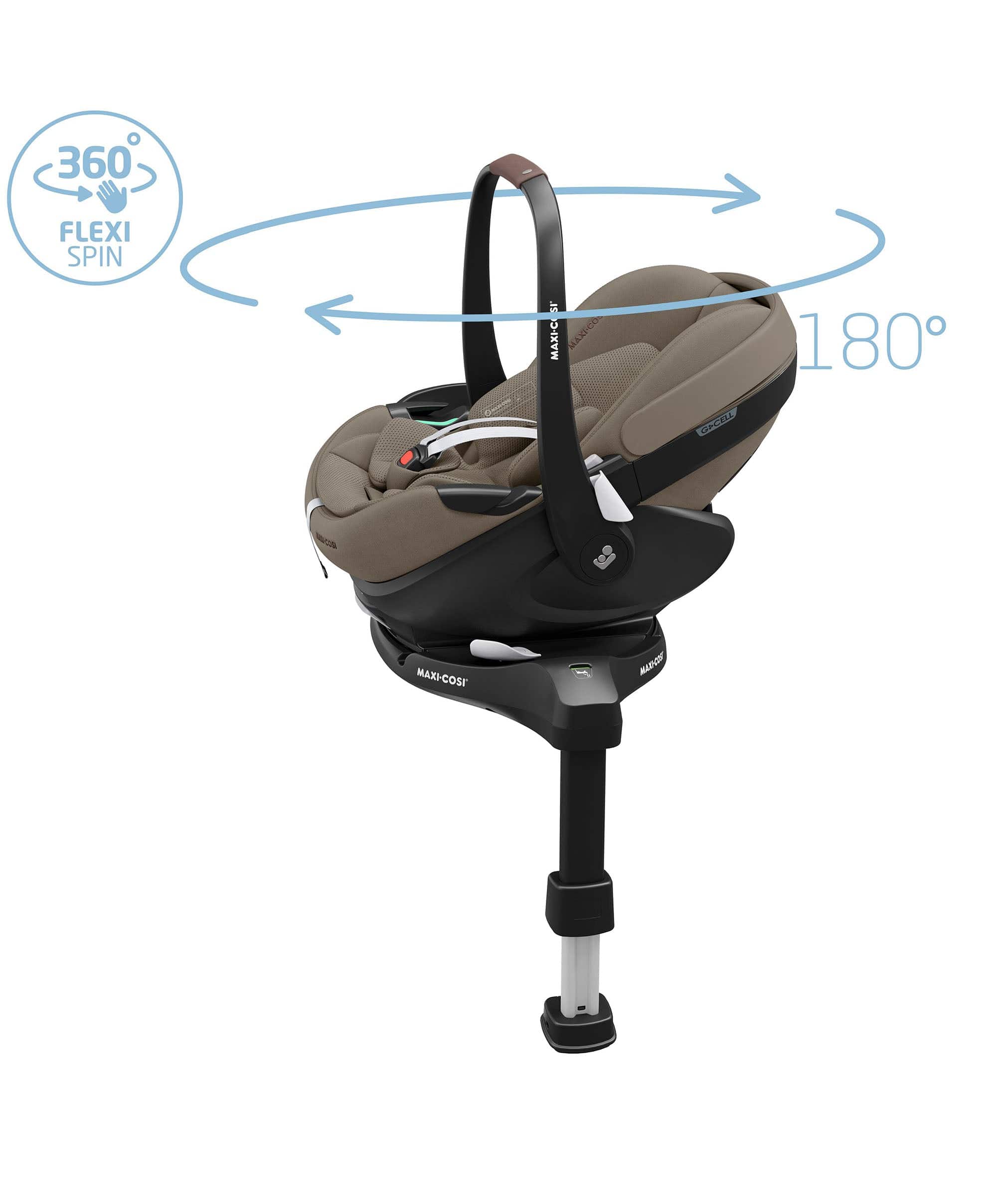 Maxi Cosi Fame Pushchair Bundle with Pebble 360 Pro² Car Seat (9 Pieces) - Truffle with Black Wheels - Image 13
