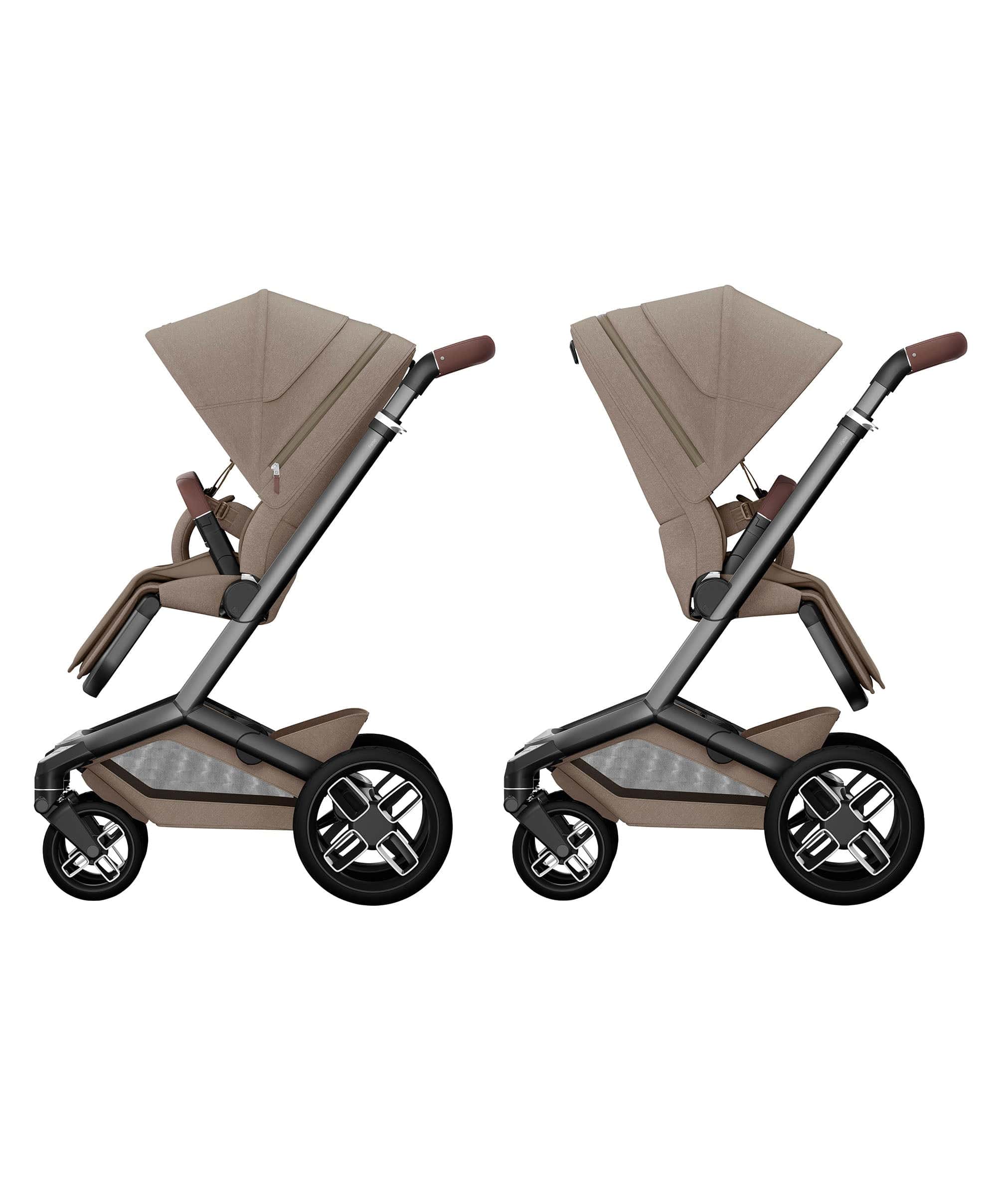 Maxi Cosi Fame Pushchair Bundle with Pebble 360 Pro² Car Seat (9 Pieces) - Truffle with Black Wheels - Image 4
