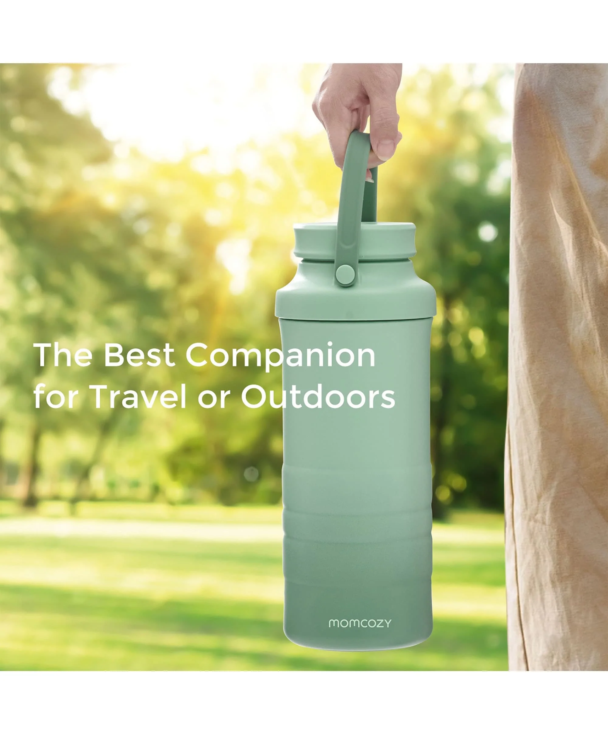 Momcozy Portable Breast Milk Cooler - Green - Image 4