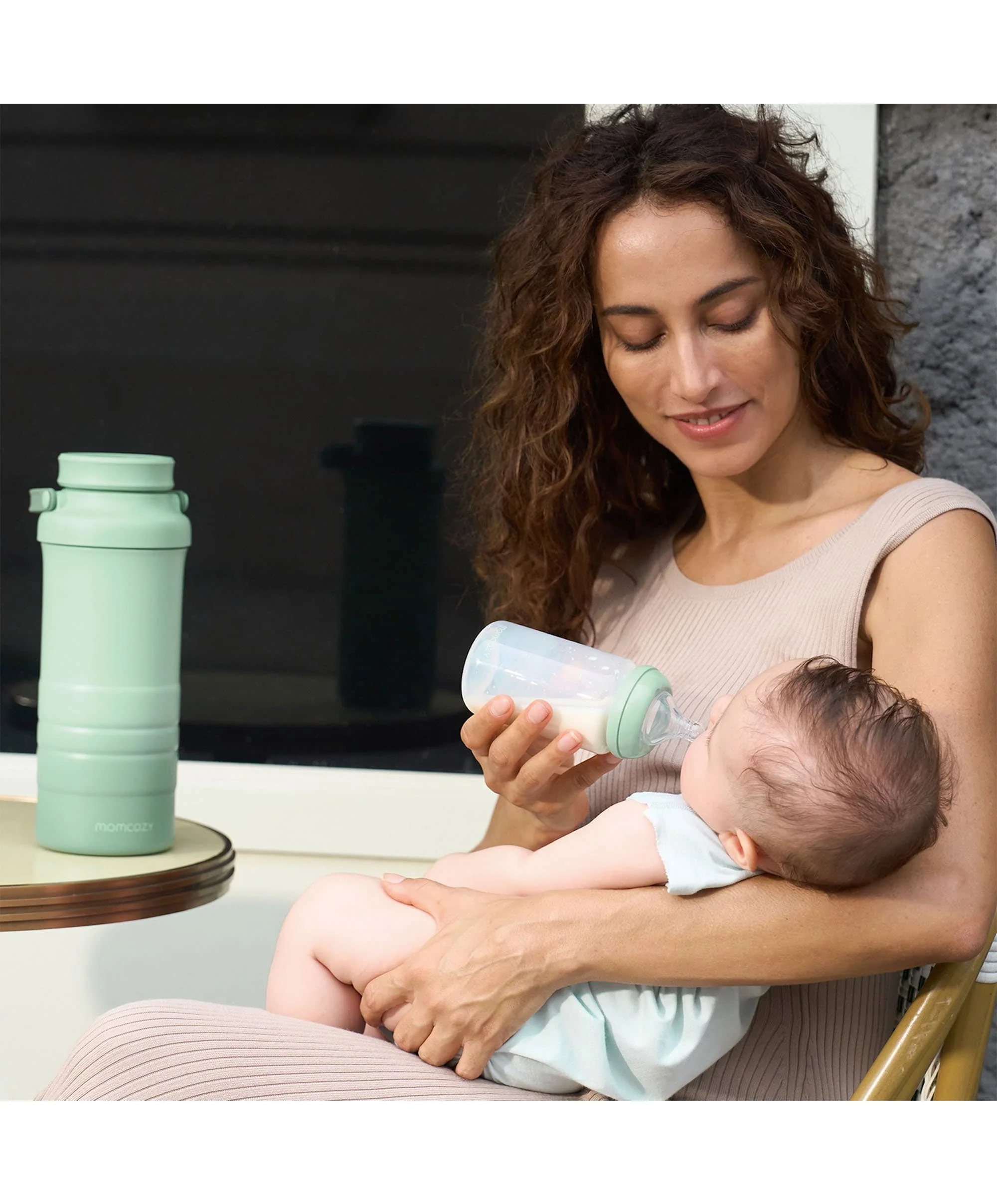 Momcozy Portable Breast Milk Cooler - Green - Image 8