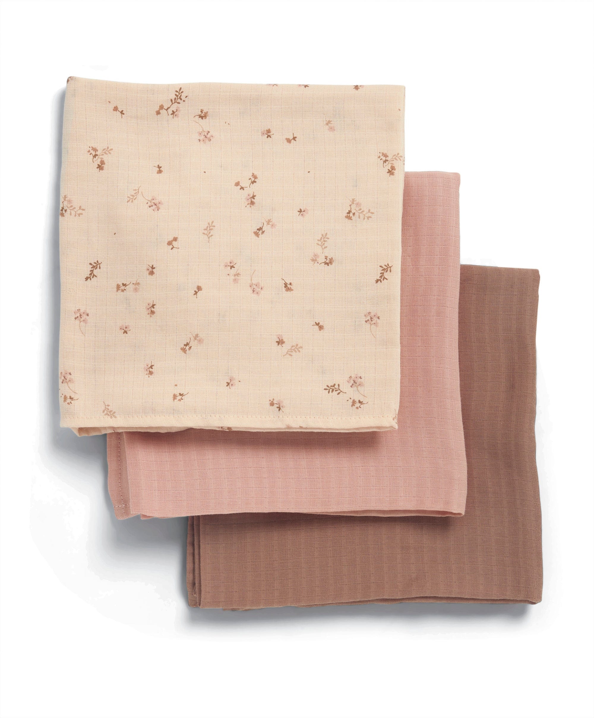 Large Muslin Cloths (3 Pack) - Welcome to the World Wildflower - Image 4