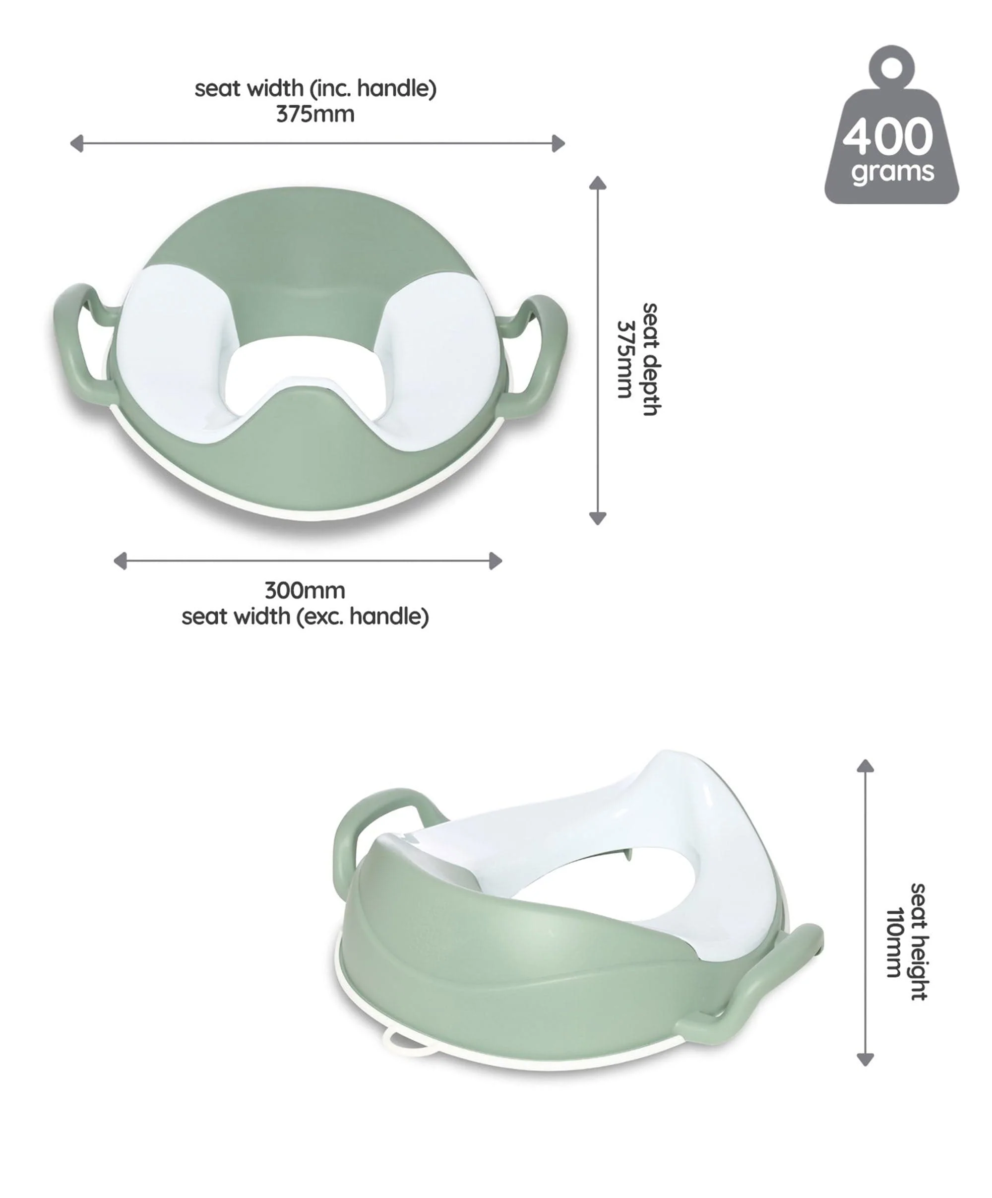 My Little Trainer Seat Sage Green - Image 5