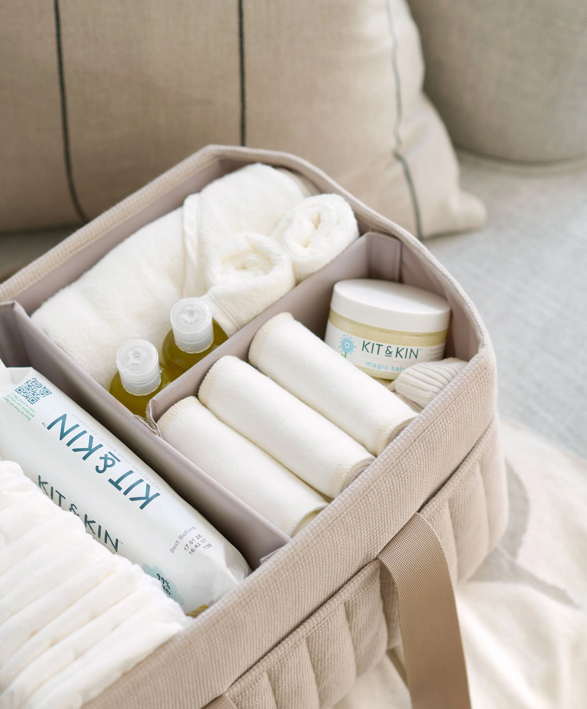Nappy Caddy - Cashmere Waffle - Image 3